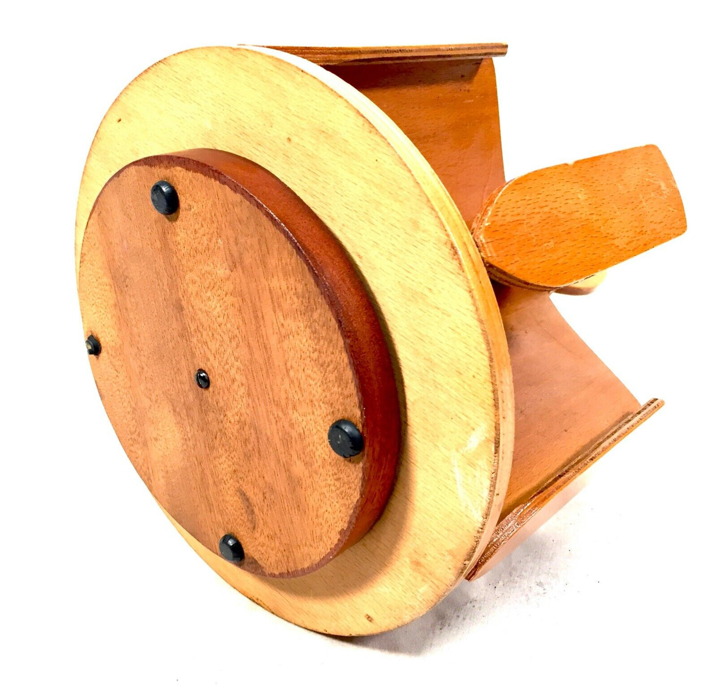 Antique Advertising - Wren's Shoe Polish Counter Top Tin Dispenser / Rack Holder