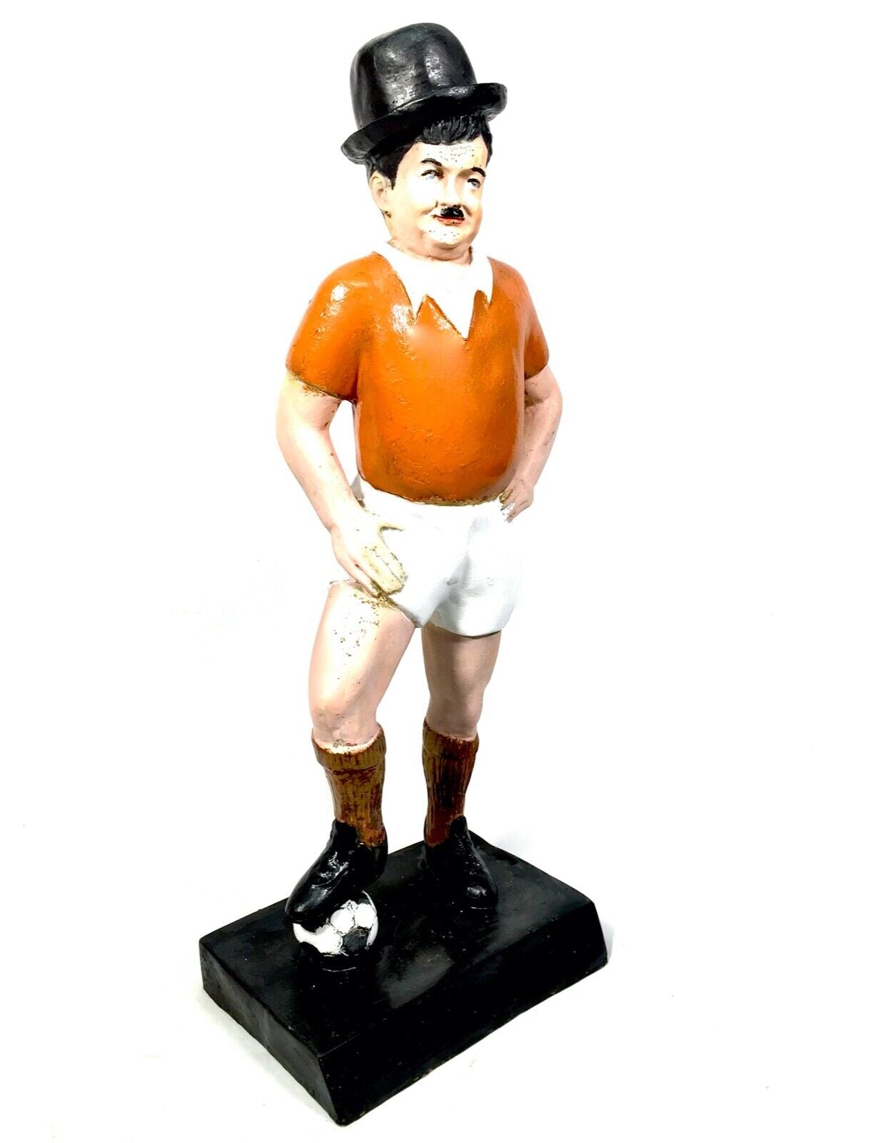 Vintage Large Sized Laurel and Hardy Football Player Figure Antique Advertising