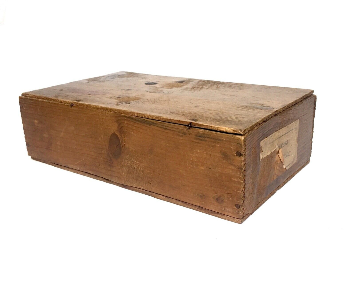 Antique Advertising - Morris & Jones Confectionery Wooden Shop Display Box Crate