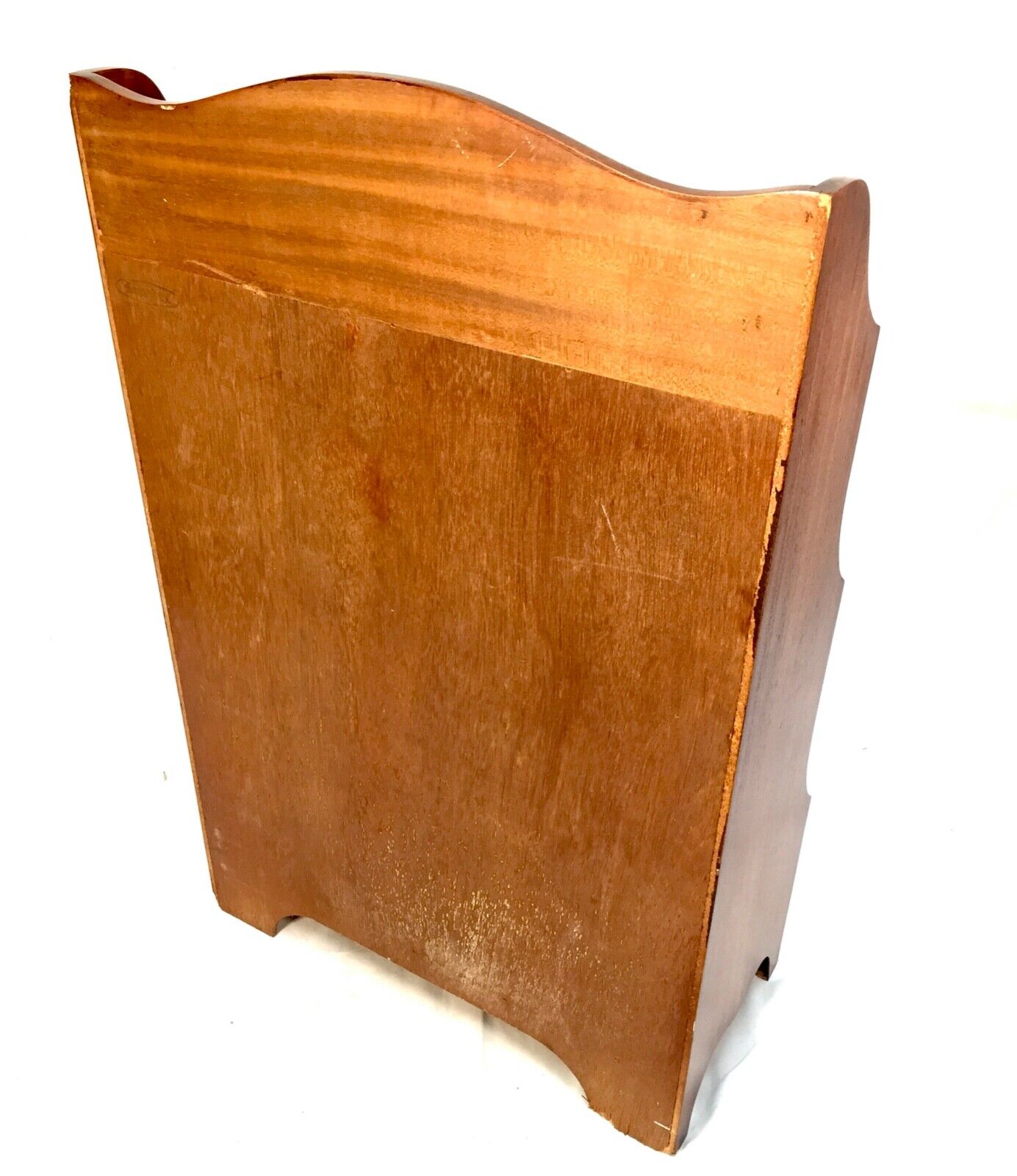 Vintage 1980s Pair of Wooden Book Shelves / Bookcase / Display / Free Standing