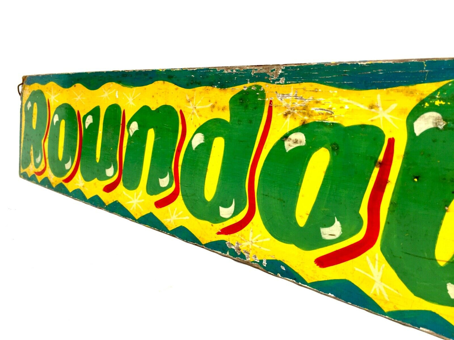 Antique Advertising - 20th Century Double Sided Fairground Sign / Paint on Board