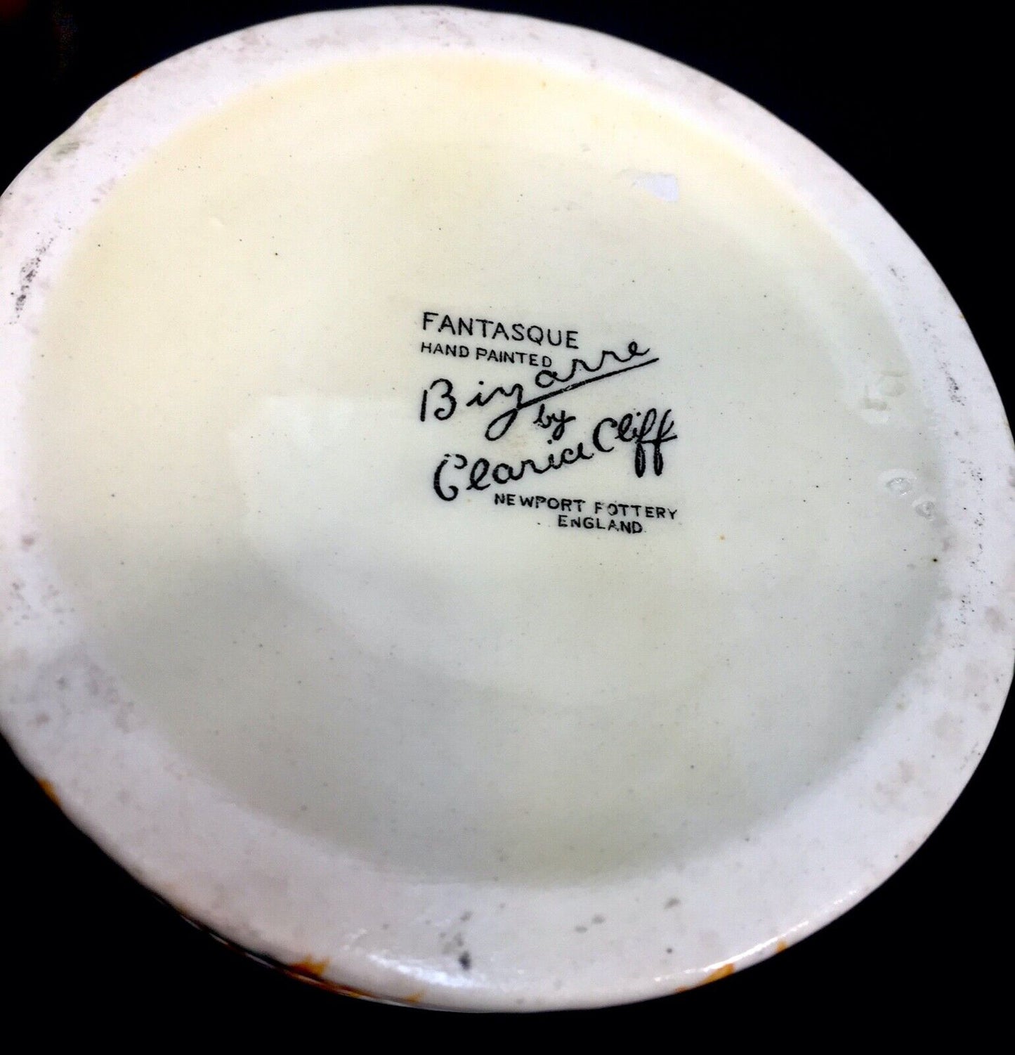 Antique Clarice Cliff - Windbells Beehive Honey Pot c.1933 / Art Deco Pottery