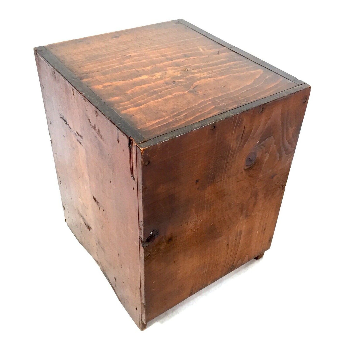 Antique Horologist Wooden Tabletop Collectors Cabinet Chest of Drawers c.1900