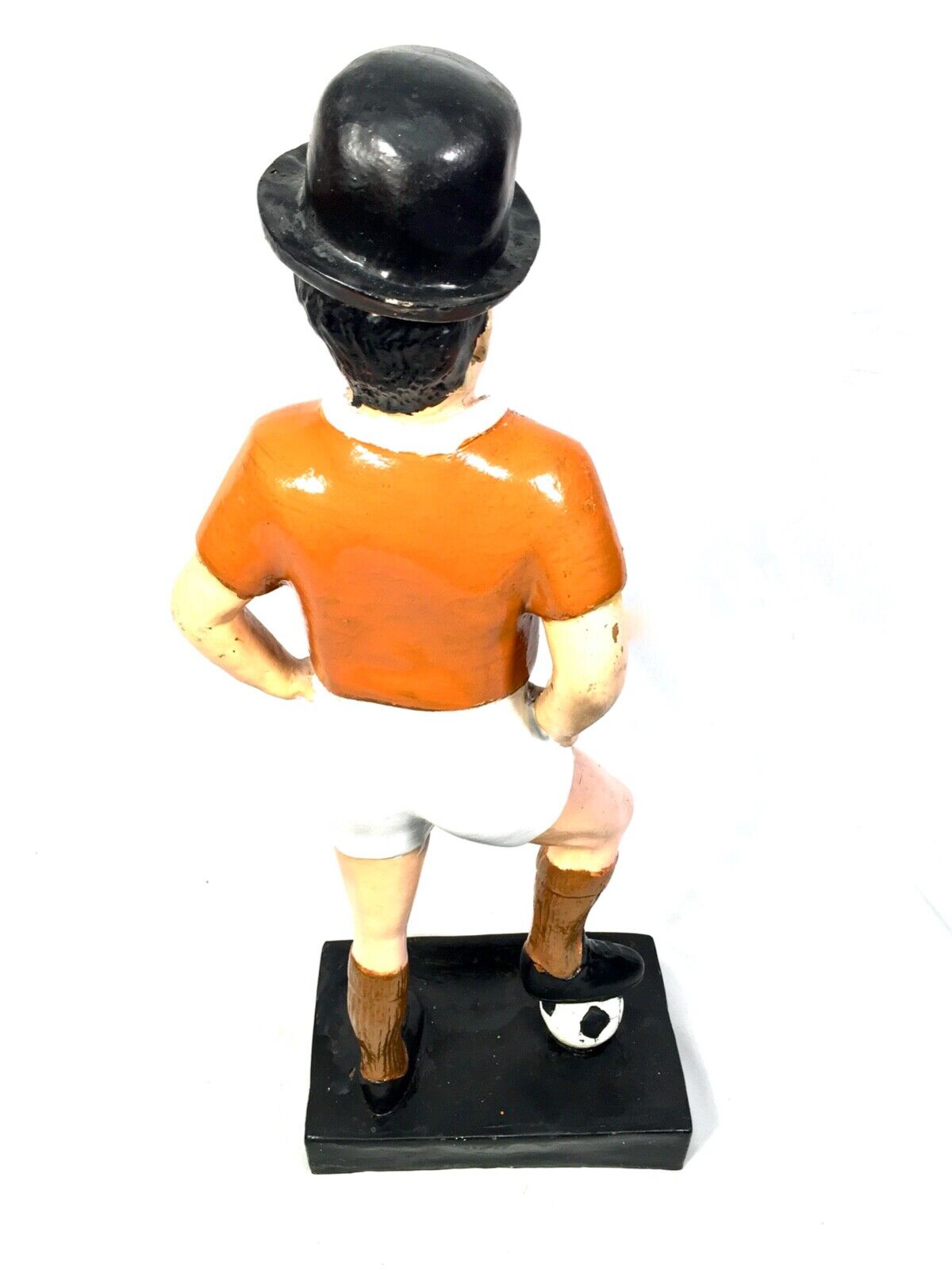 Vintage Large Sized Laurel and Hardy Football Player Figure Antique Advertising