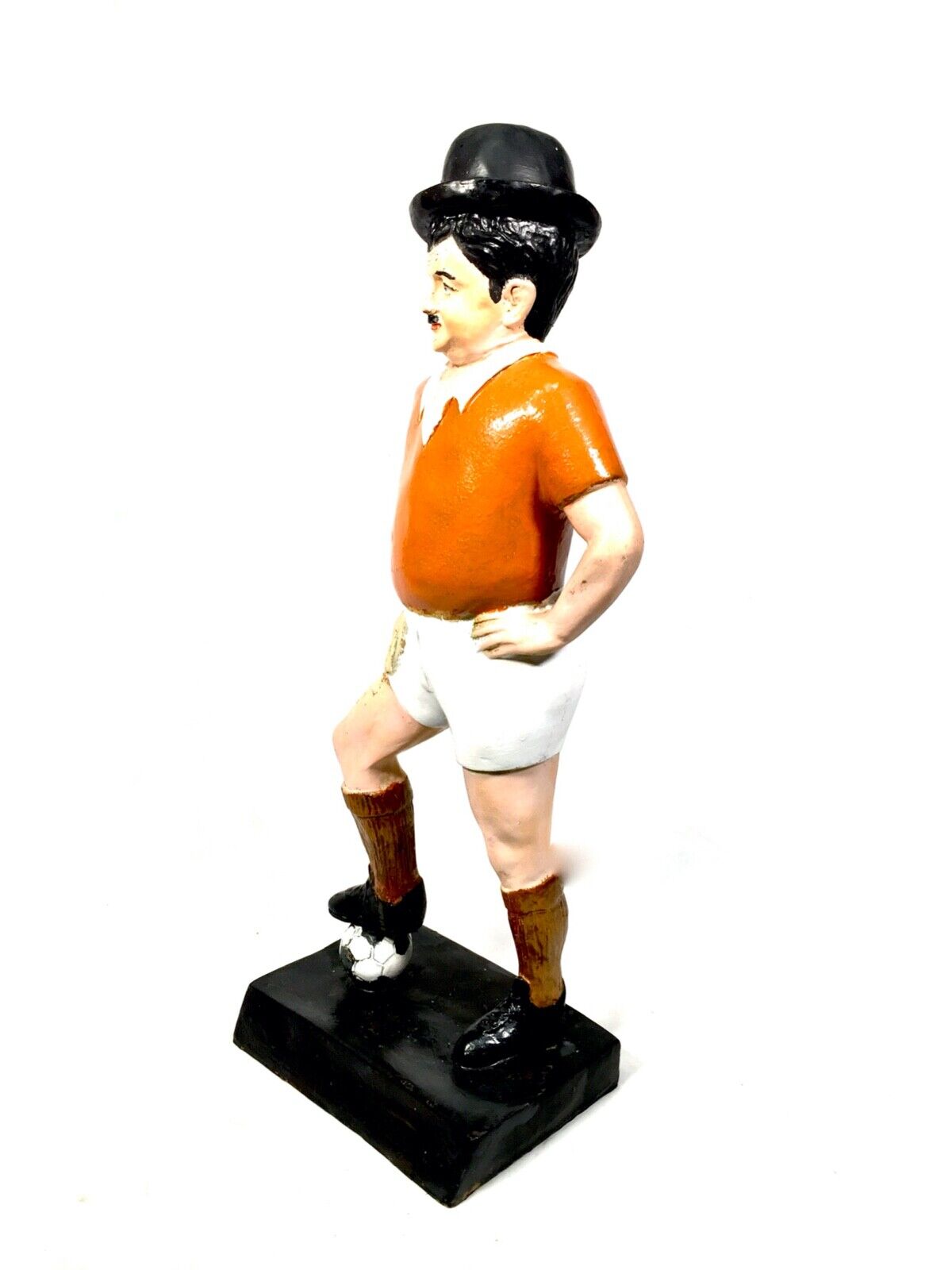 Vintage Large Sized Laurel and Hardy Football Player Figure Antique Advertising