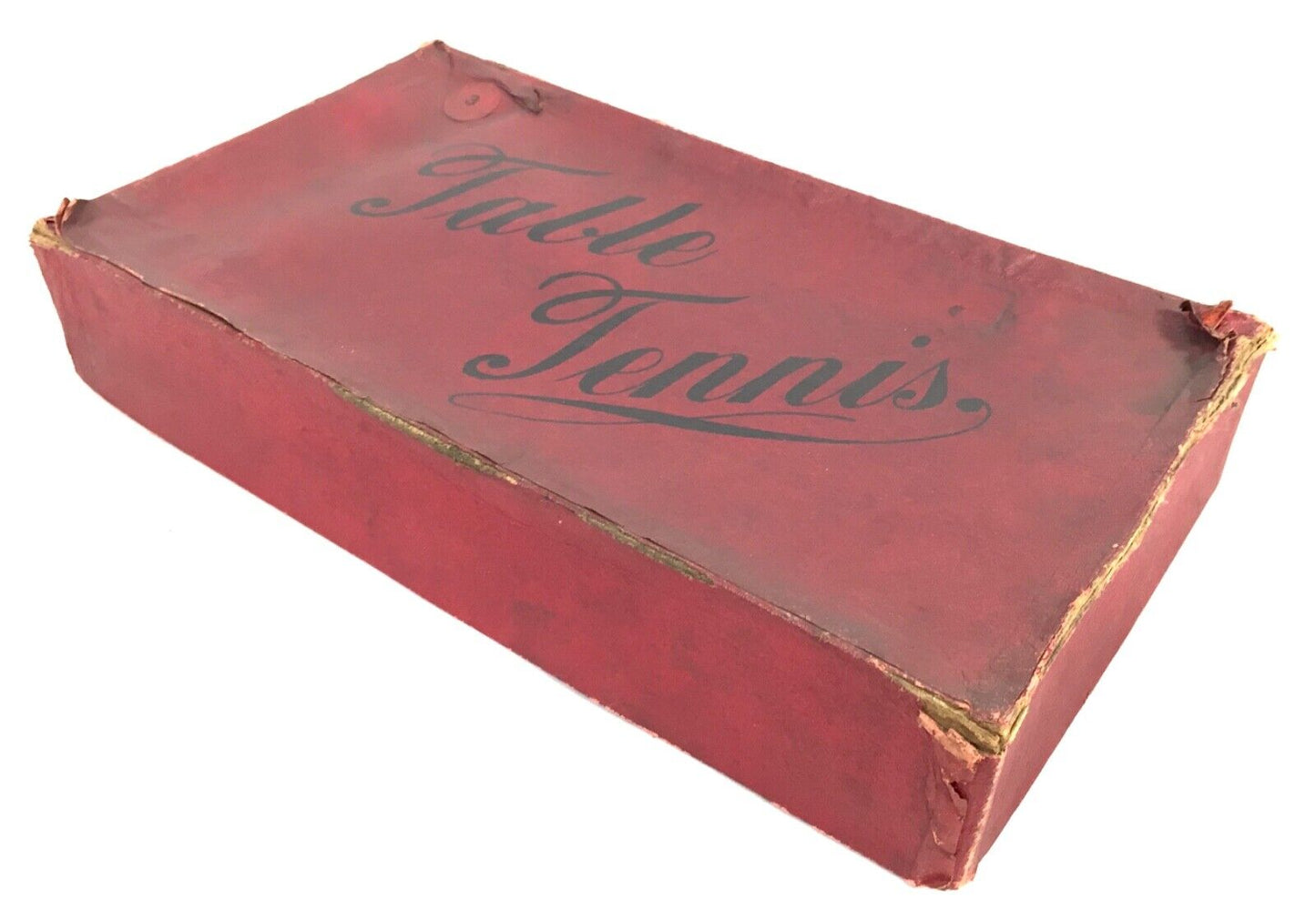 Antique 1901s Tabletop Table Tennis Parlour Game Boxed / Ping Pong