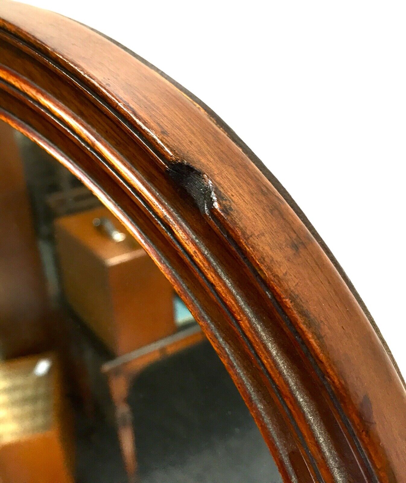 Antique Victorian Mahogany Adjustable Gents Shaving Stand / Makeup Mirror