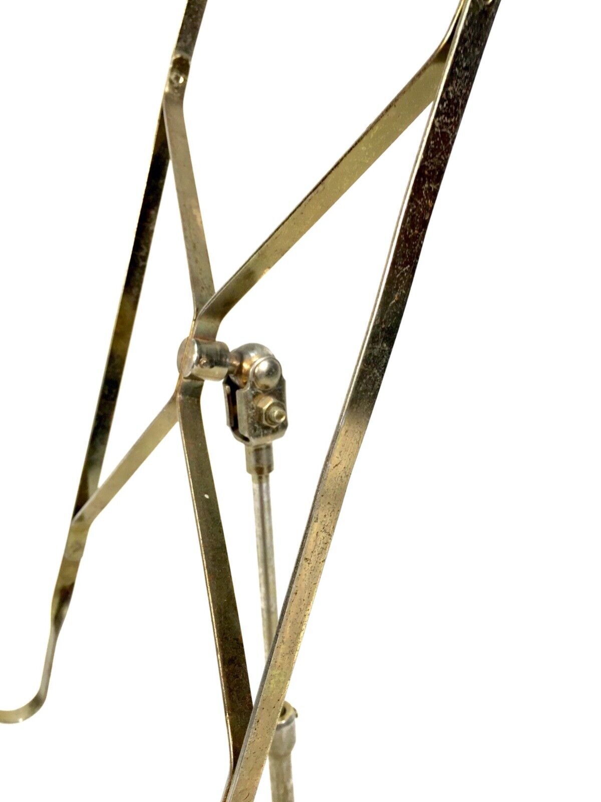 Antique Advertising - Haberdashery Shop Shirt Display Stand Set / Brass c.1930