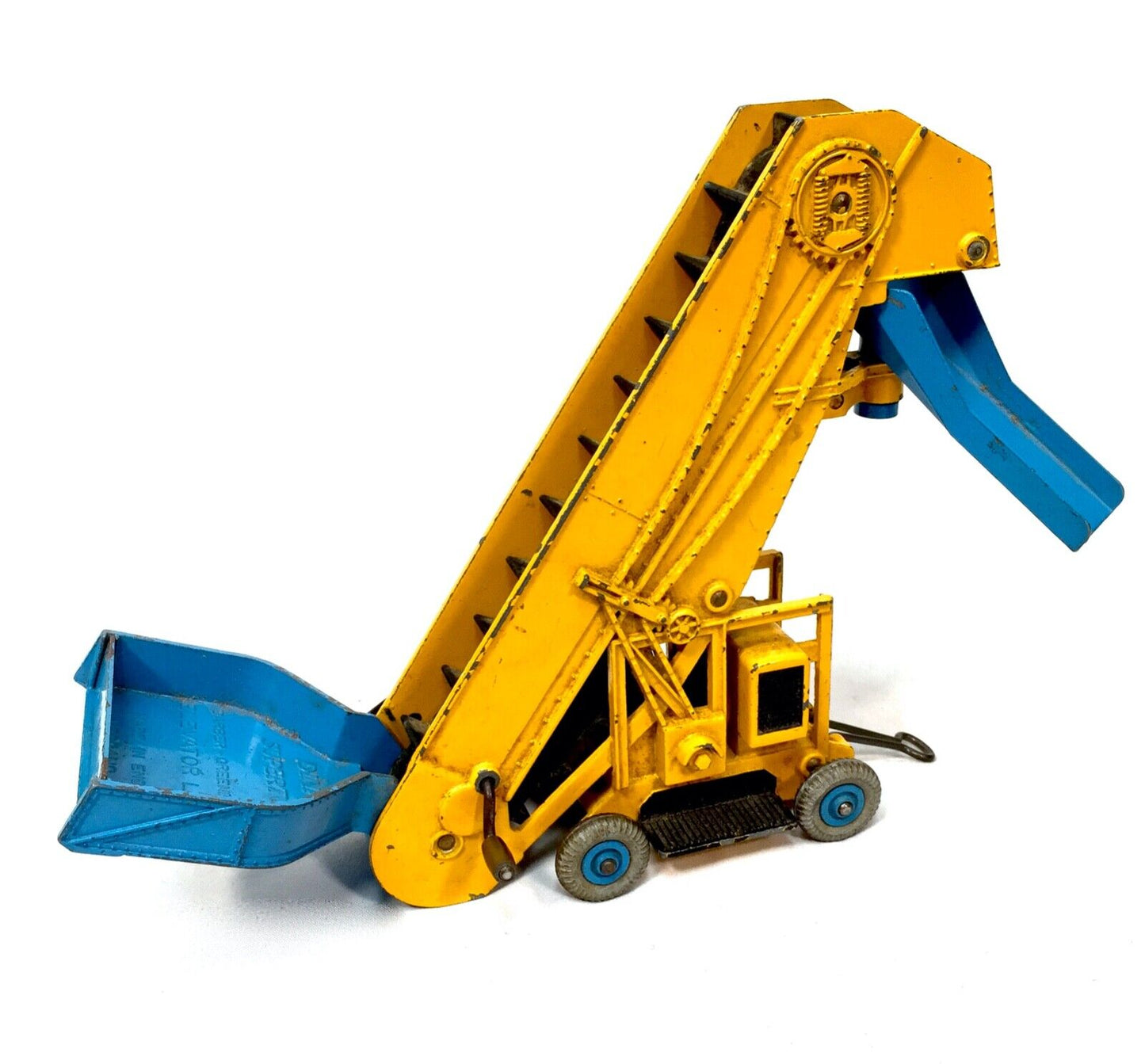 Vintage Dinky Toys 564 Yellow and Blue Elevator Loader in Original Box c.1952