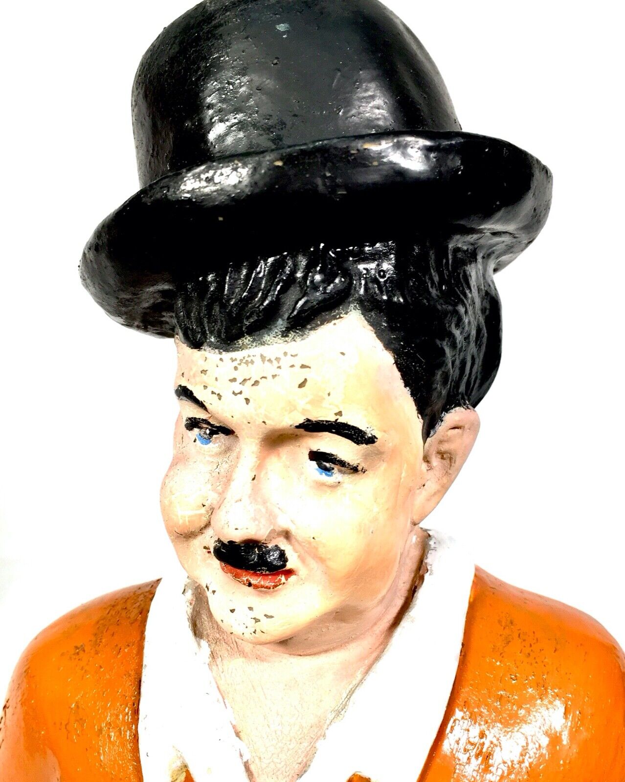 Vintage Large Sized Laurel and Hardy Football Player Figure Antique Advertising