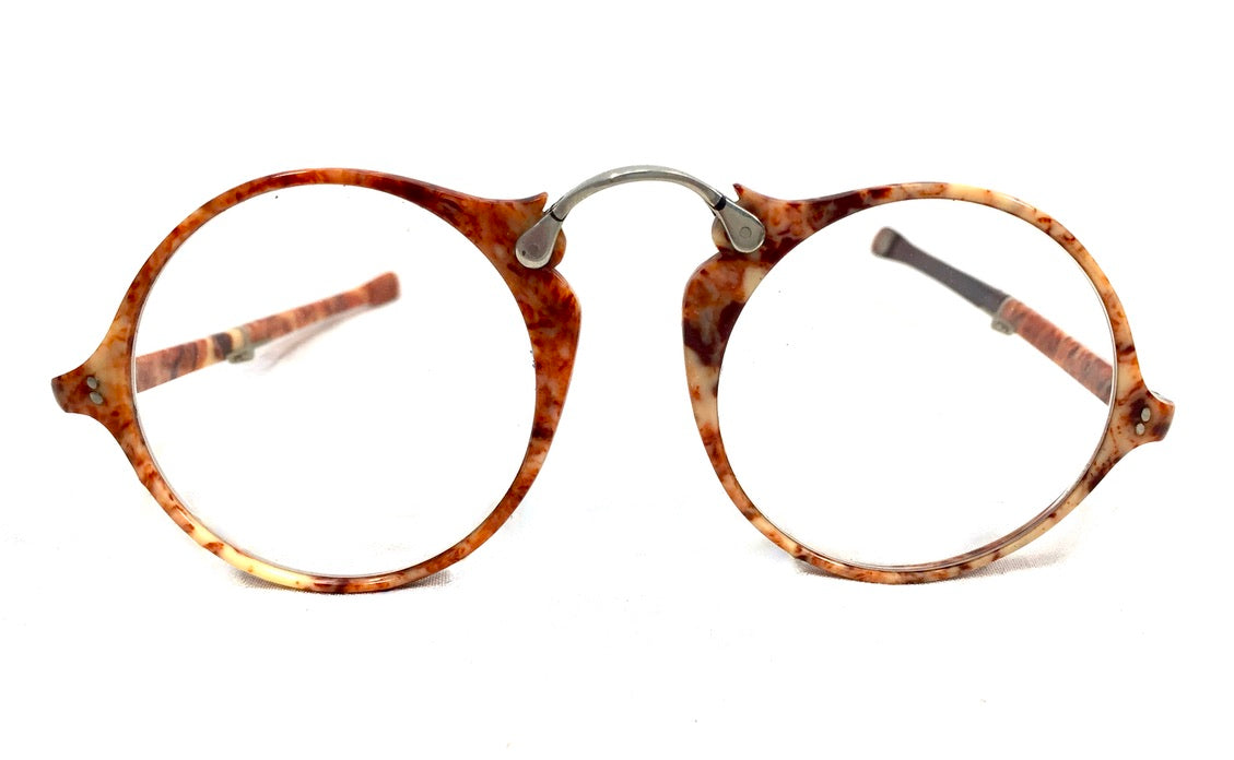 Antique Folding Ladies Glasses Spectacles Cooke Troughton & Simms Original Case