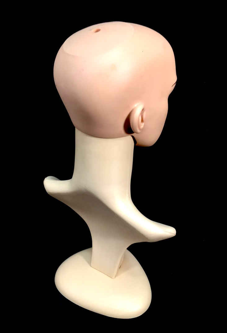 Vintage Advertising - Countertop 1970s Adjustable Mannequin Head / Shop Display