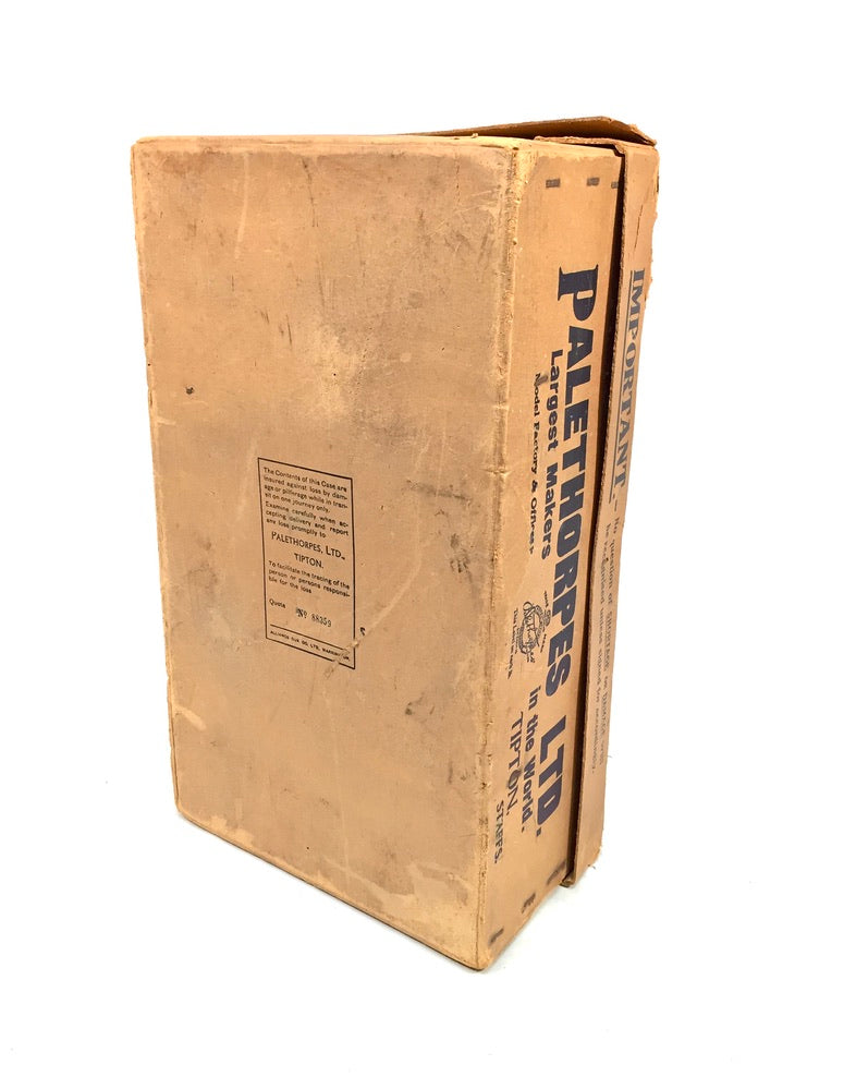 Antique Advertising Palethorpes Royal Cambridge Sausage Box Shop Display Crate
