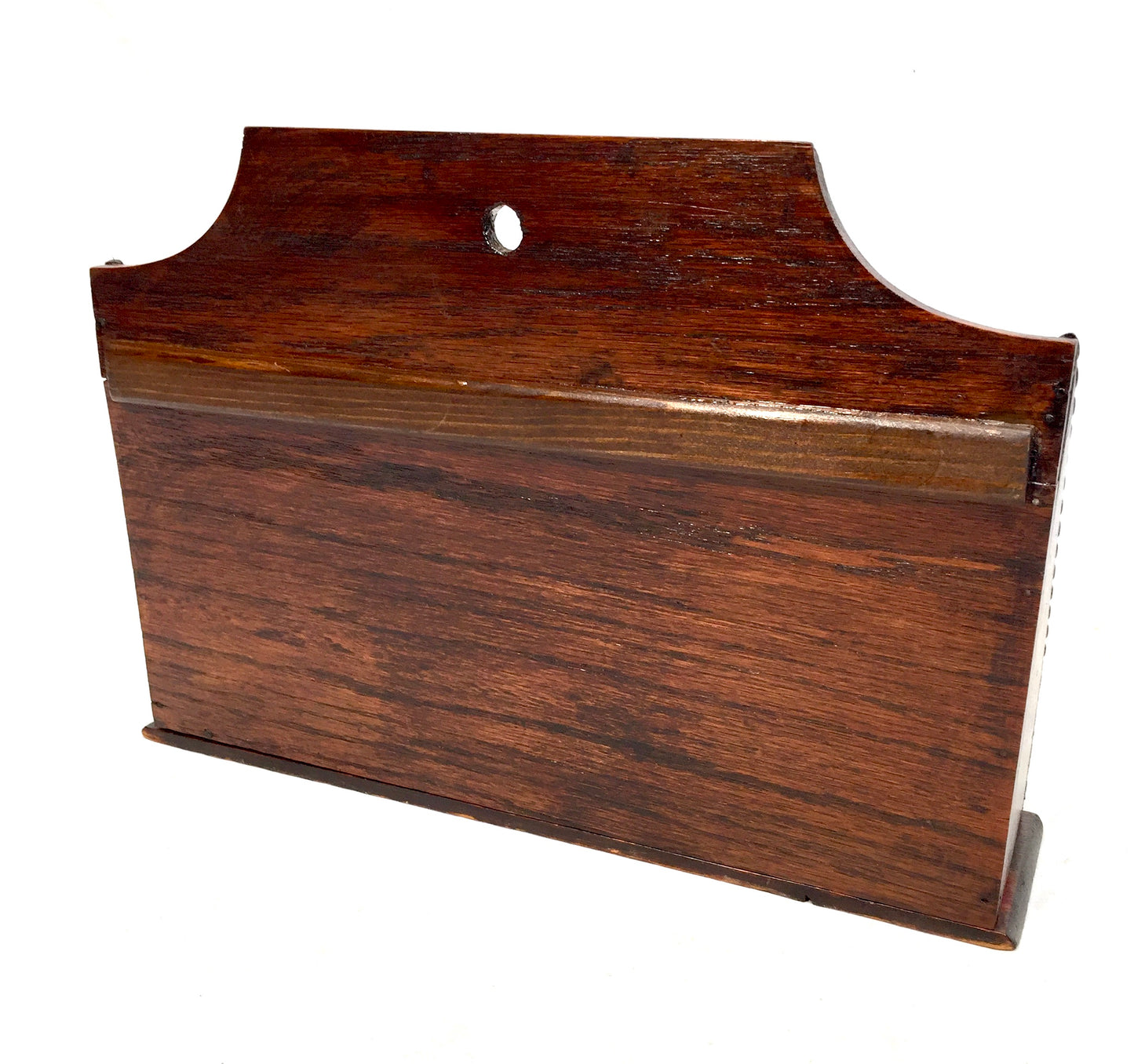 Antique Wooden Oak Desktop Letter Rack / Stationery Holder Early 20th Century