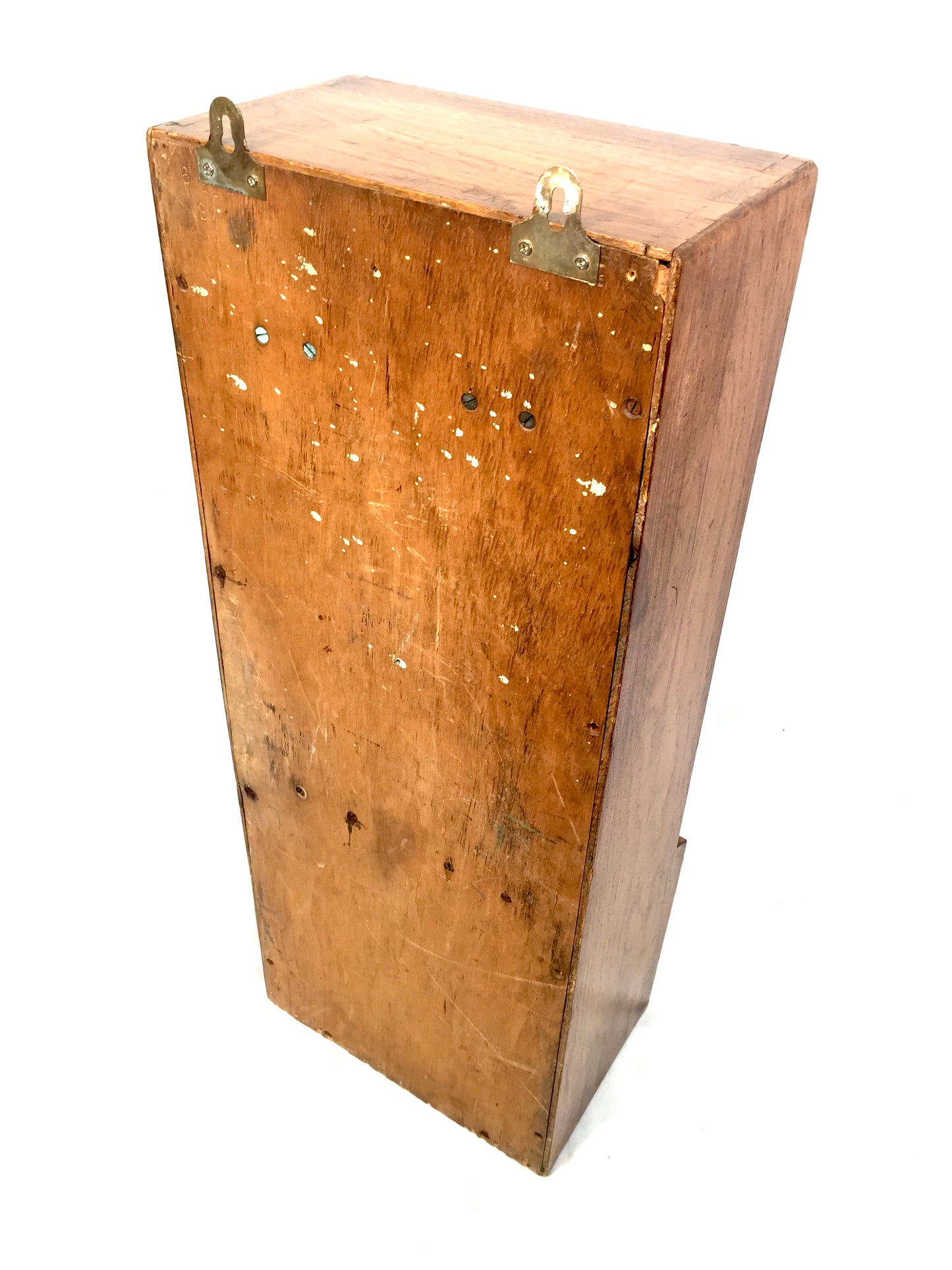 Antique Advertising - Wooden Capstan Double Cigarette Vending Machine c.1940s