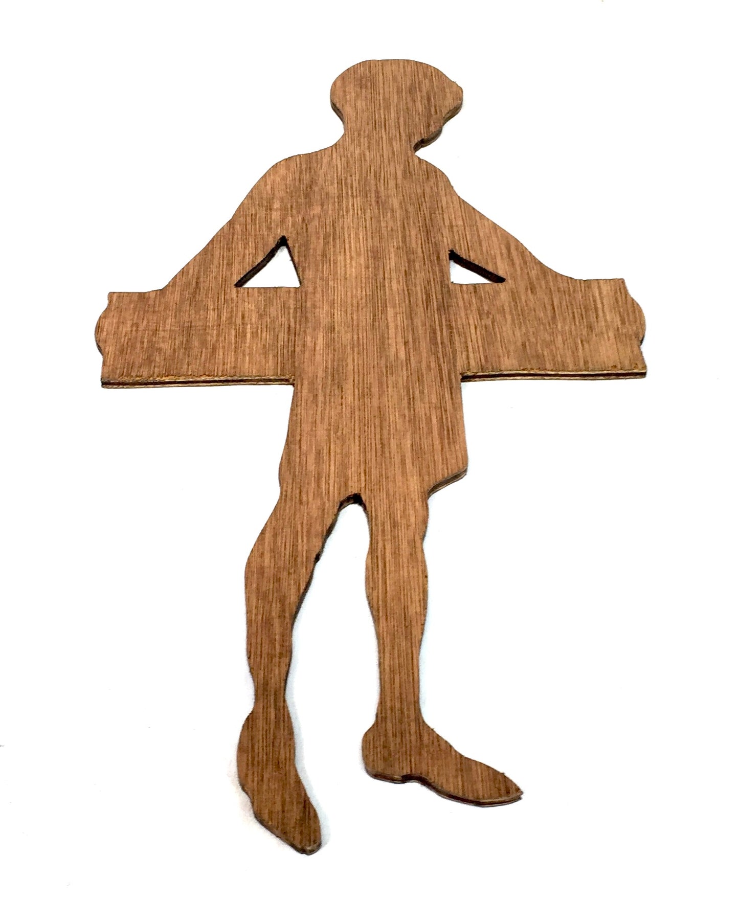 Vintage Advertising - Meccano Toys Wooden Boy Printed Shop Display Sign