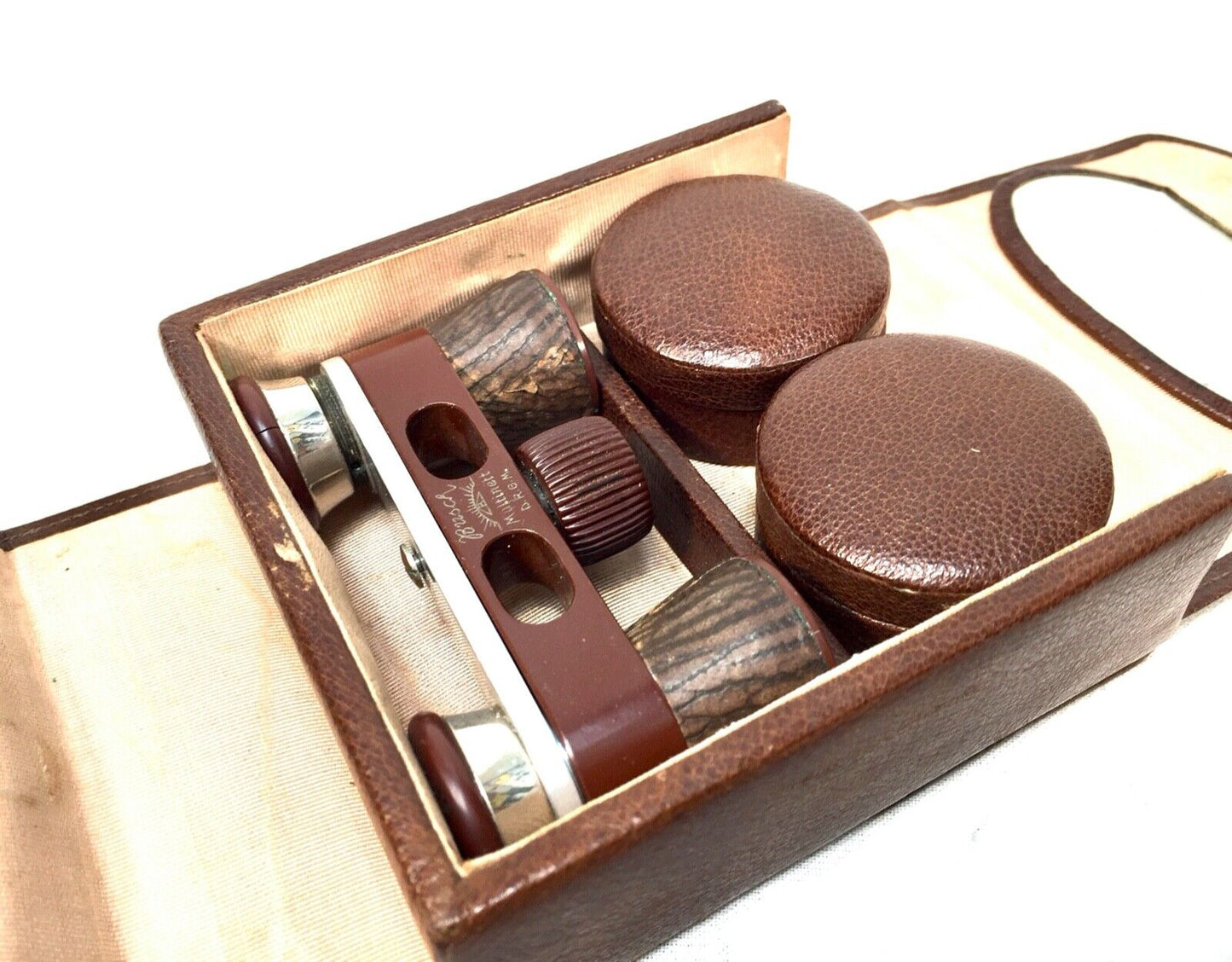 Antique German Busch Multinett D.R.G.M Ladies Opera Glasses Vanity Case Vintage