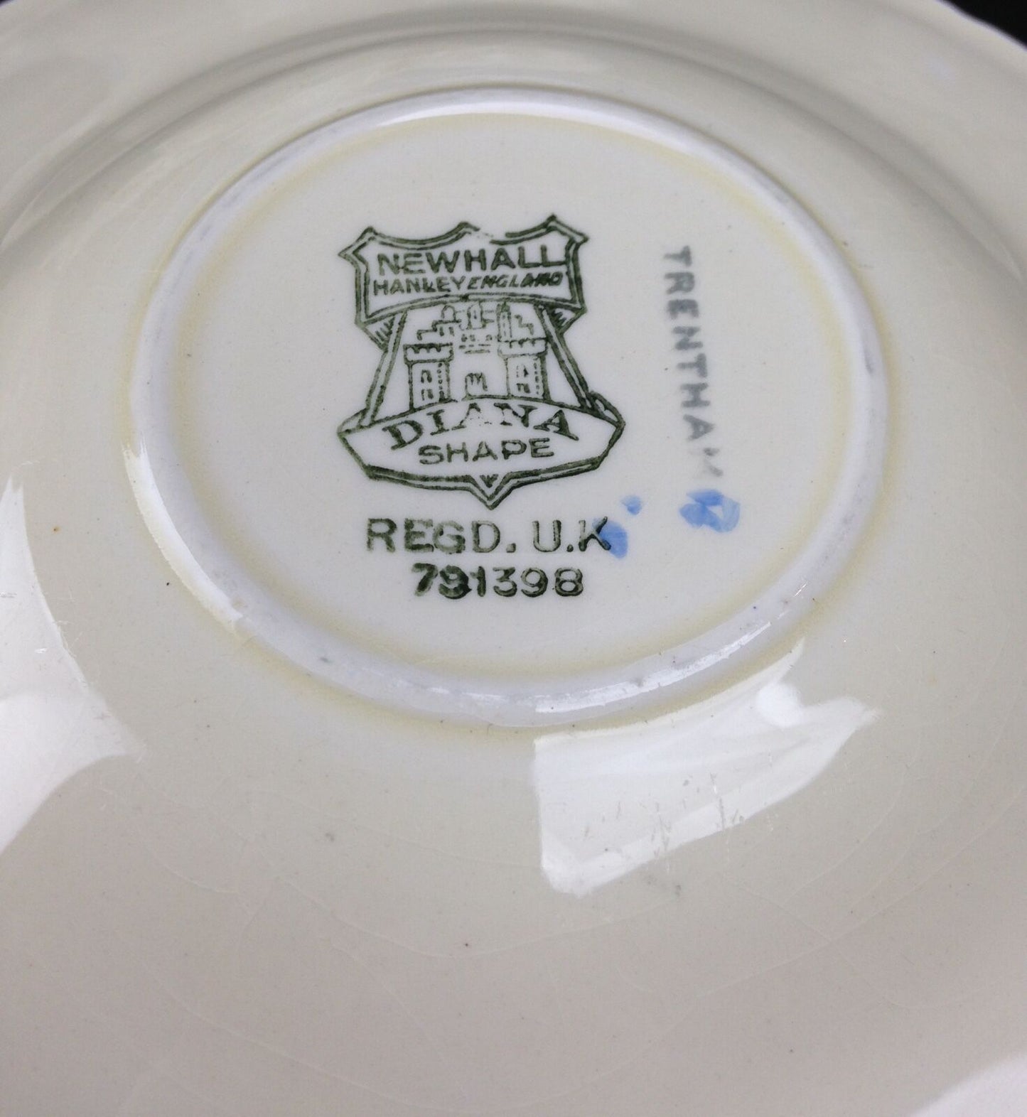 Newhall Hanley Tea Set / Afternoon Tea / 1930's Art Deco Diana Shape / Rare