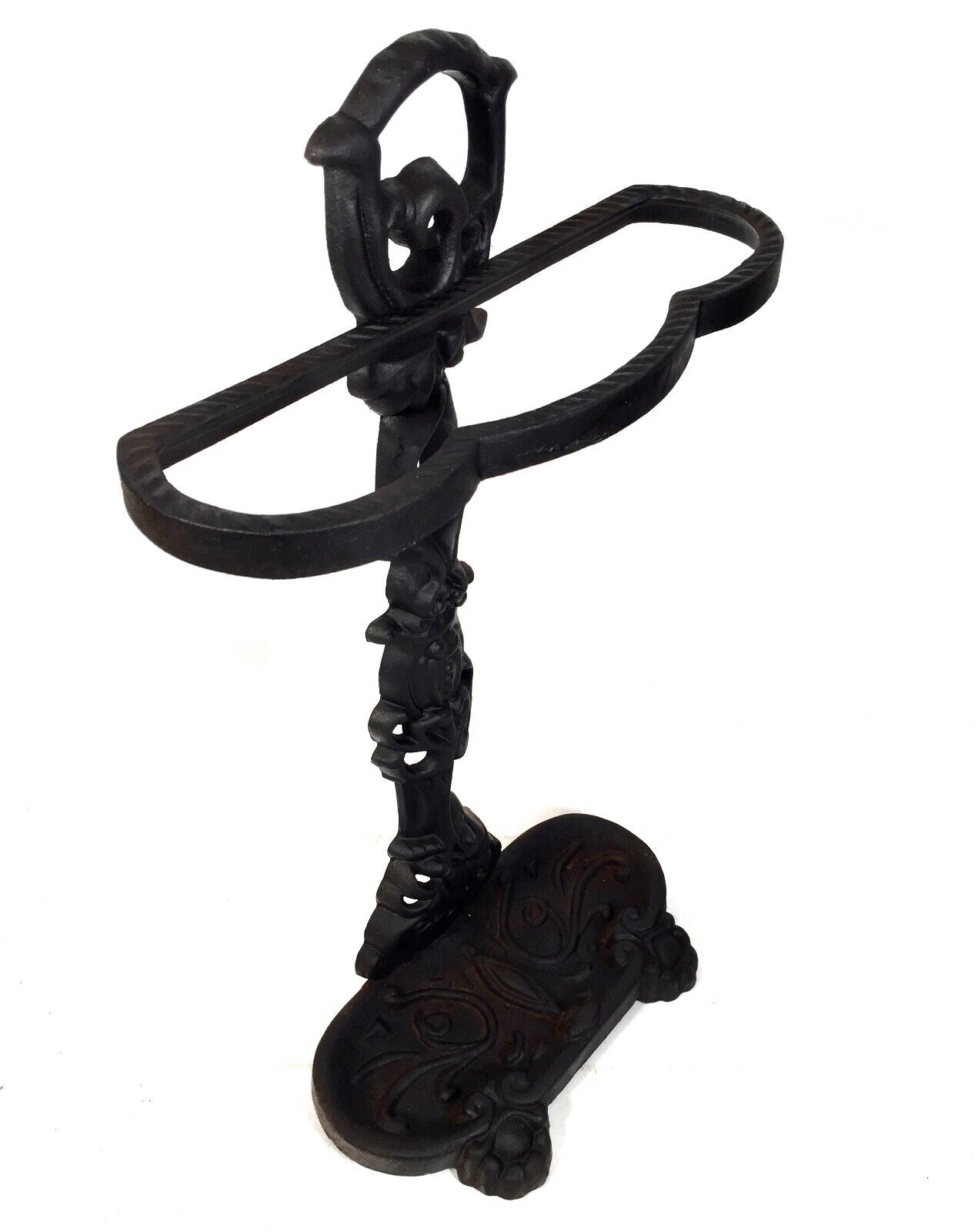 Antique Wrought Iron Stick Stand / Umbrella Holder