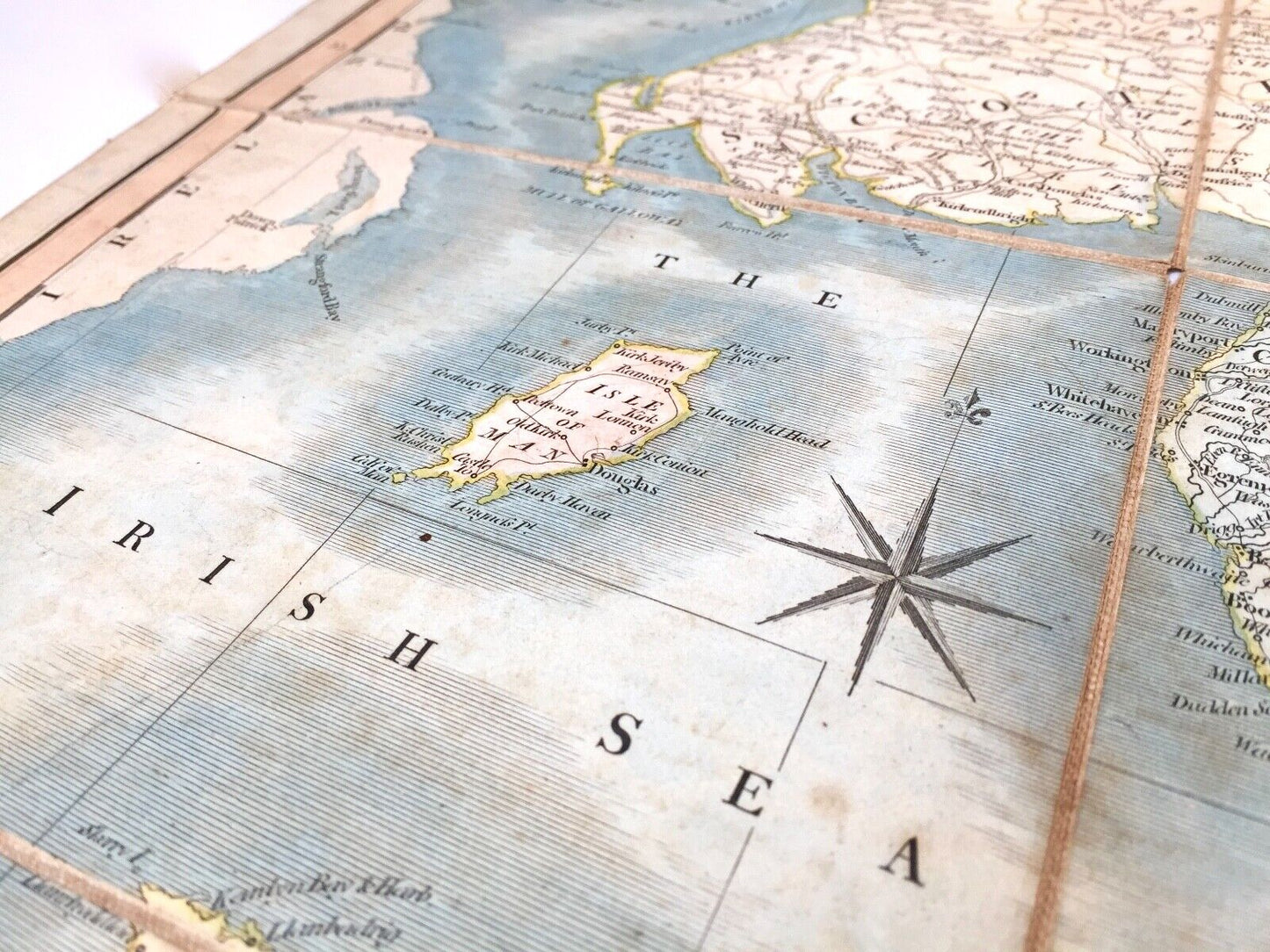 A New Map of England From The Latest Authorities By John Cary / Antique 1825