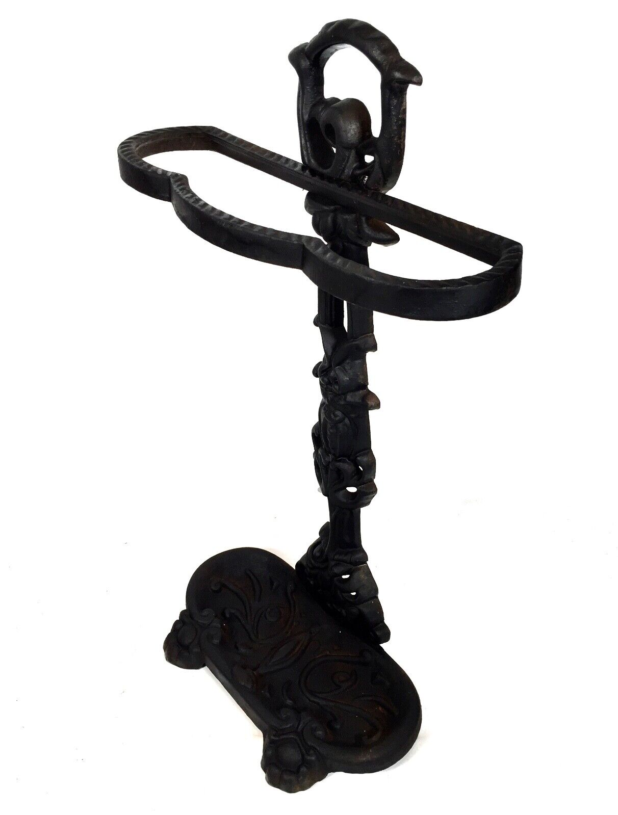 Antique Wrought Iron Stick Stand / Umbrella Holder