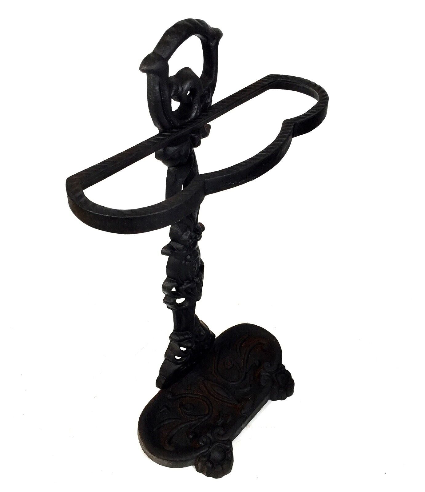 Antique Wrought Iron Stick Stand / Umbrella Holder