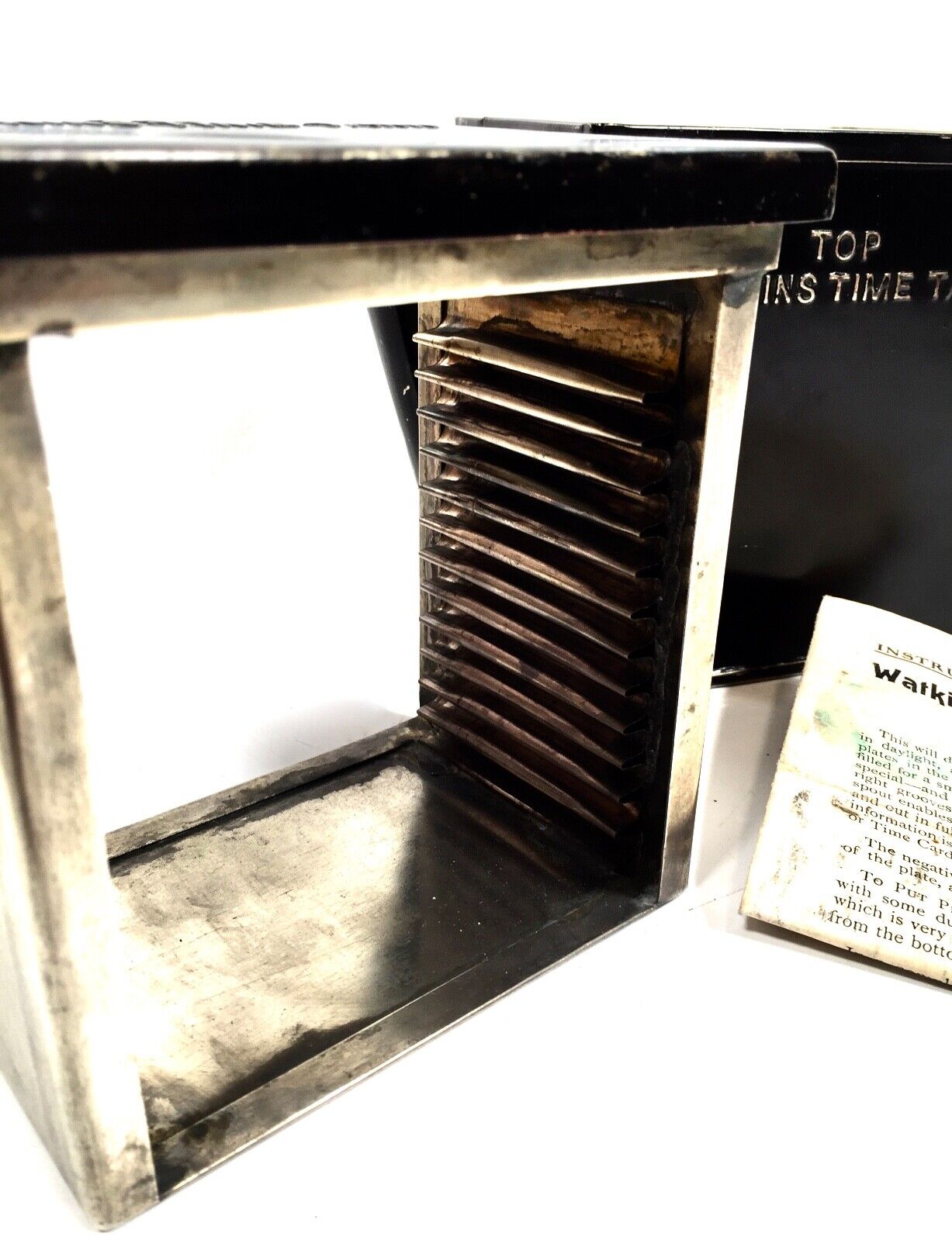 Antique Camera Equipment - Watkins Time Tank for Exposing Photos / c.1925 Rare