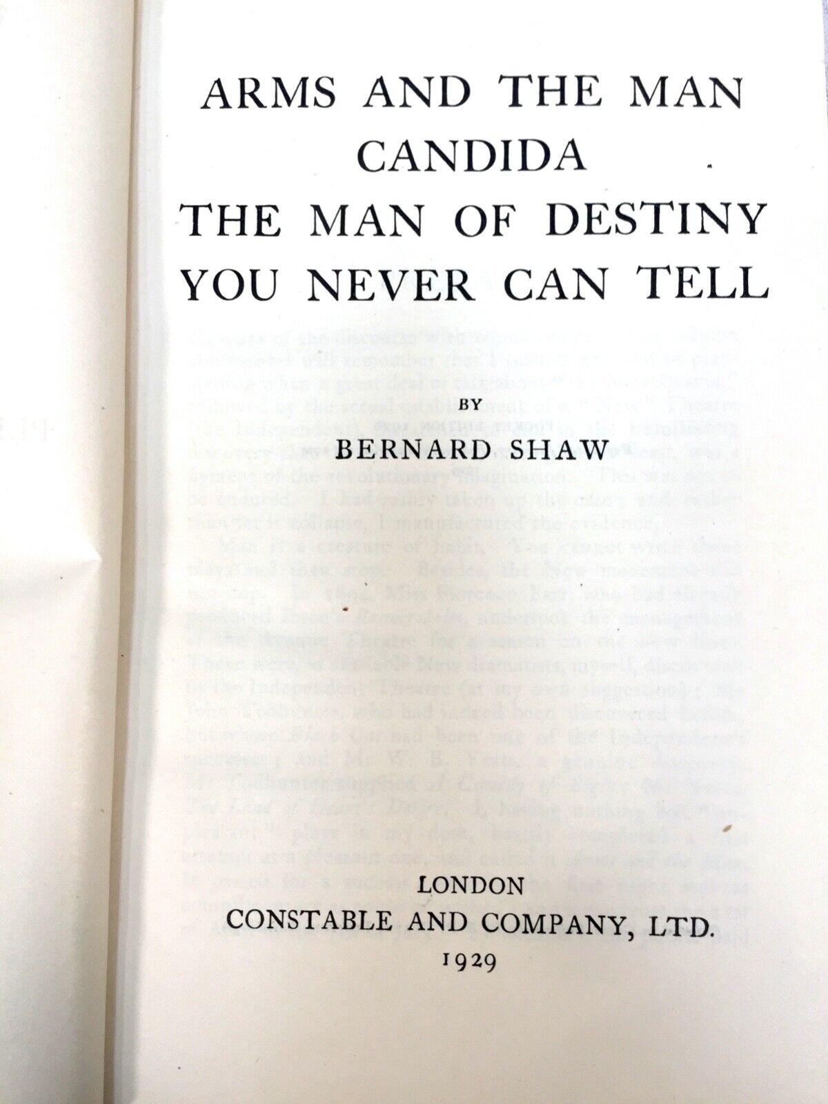 Antique 12 Volume Boxed Set of The Plays of Bernard Shaw / London Published 1929