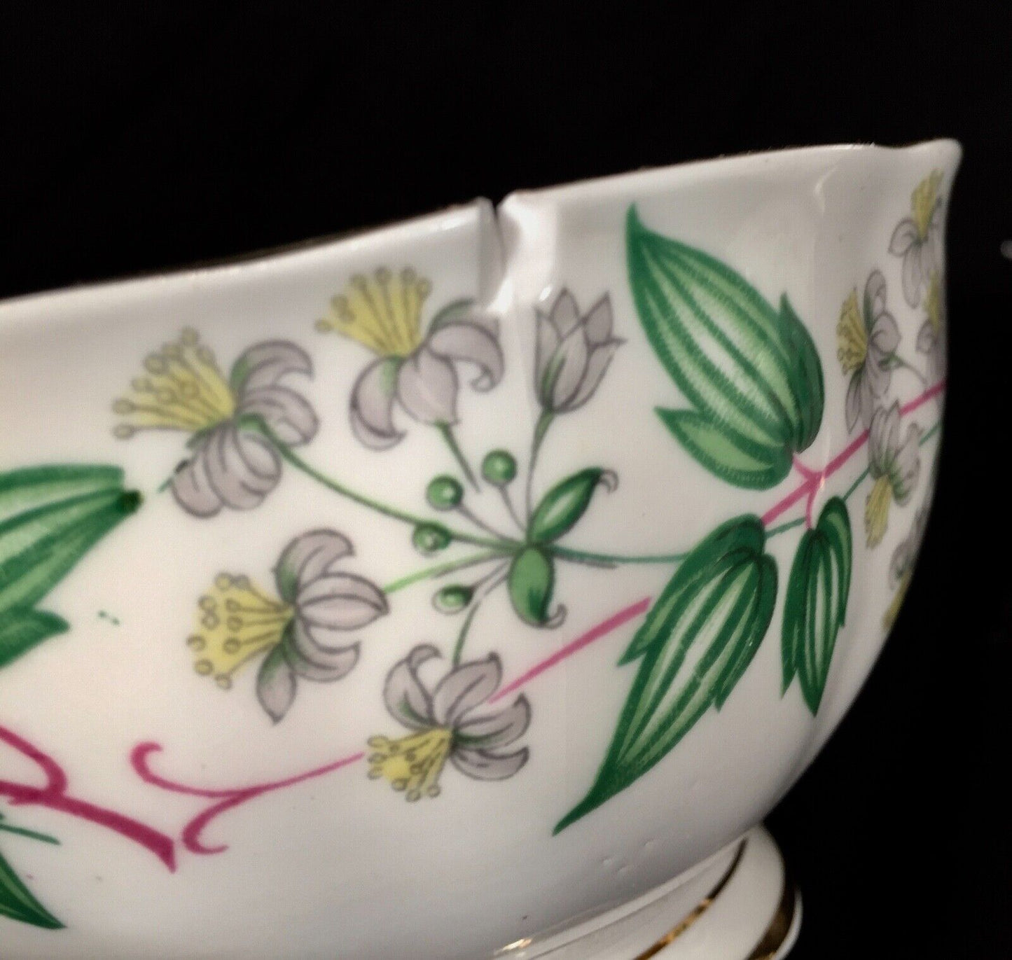 Vintage Royal Albert Travellers Joy Tea Set for 6 People / Cup / Trio / Saucer