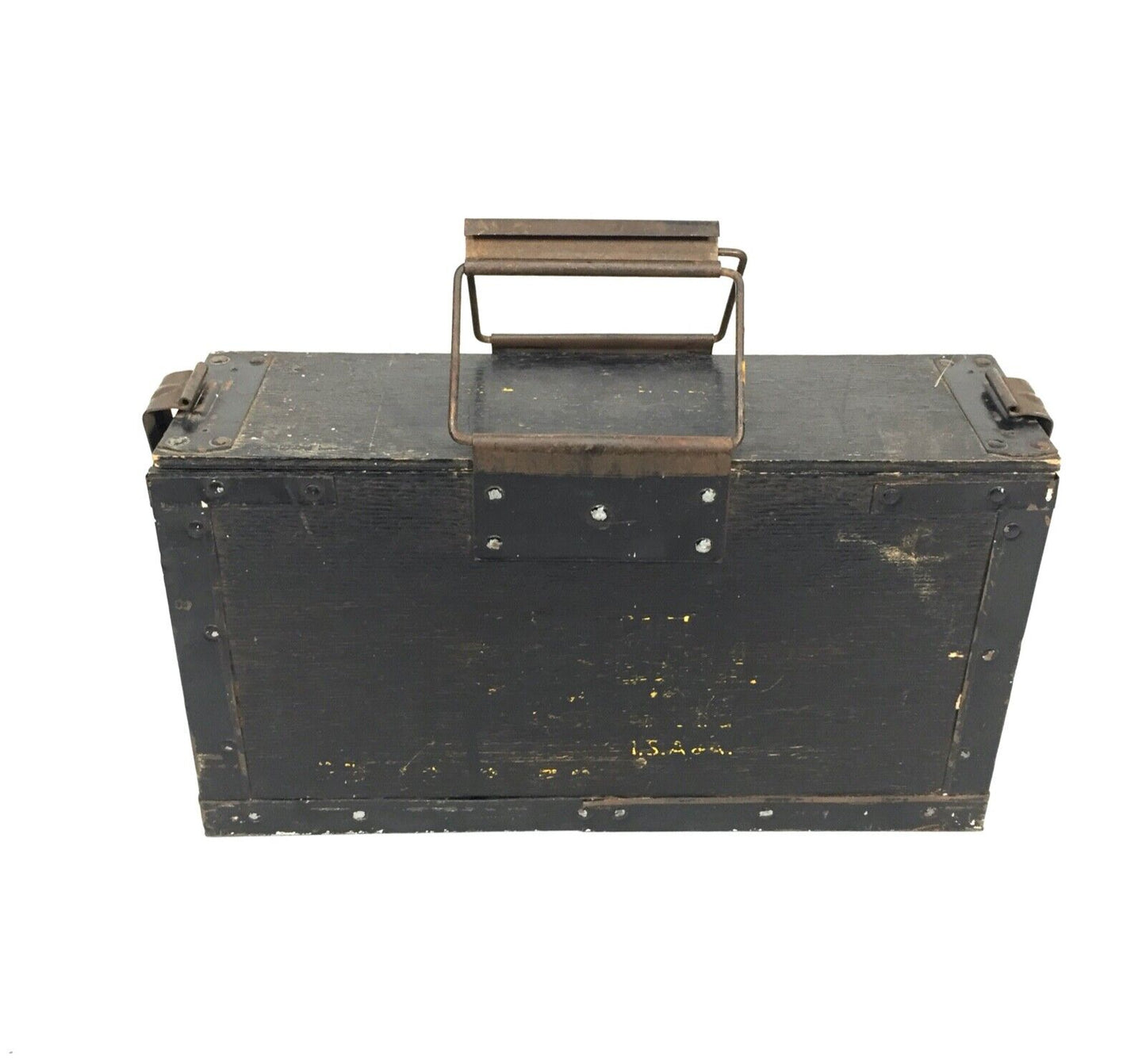 Antique RAF Bomber Command Wooden Shooting Equipment Storage Box / Chest