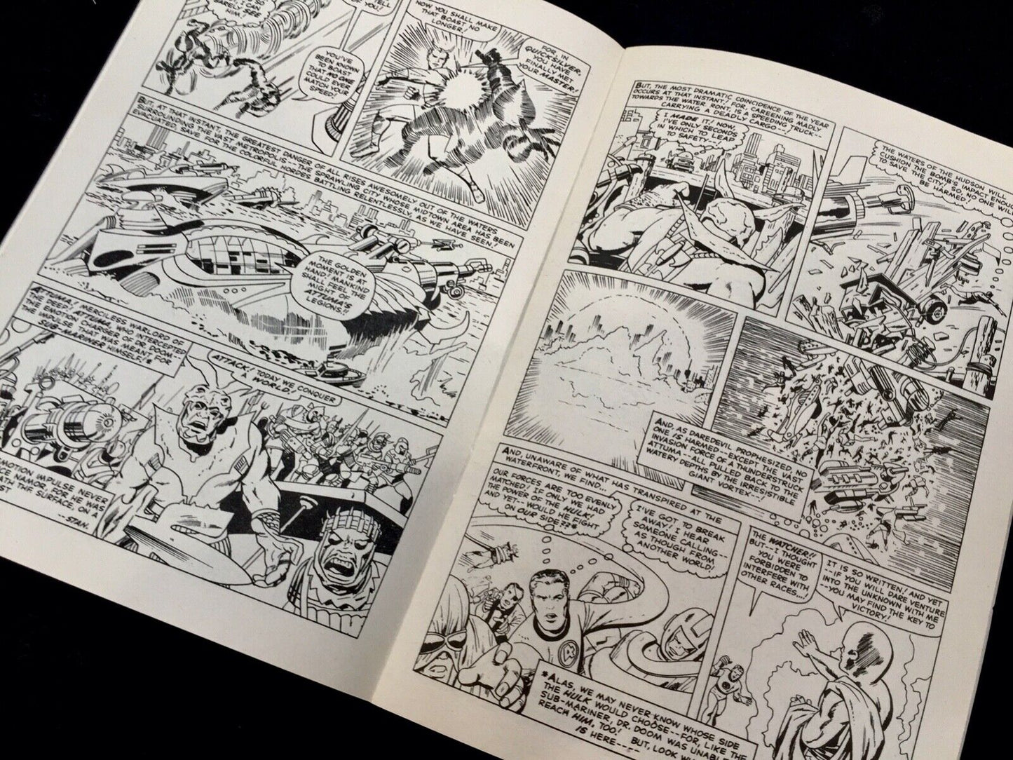 Vintage Comic - Marvel The Fabulous Fantastic Four Pocket Book April 1980 No.1