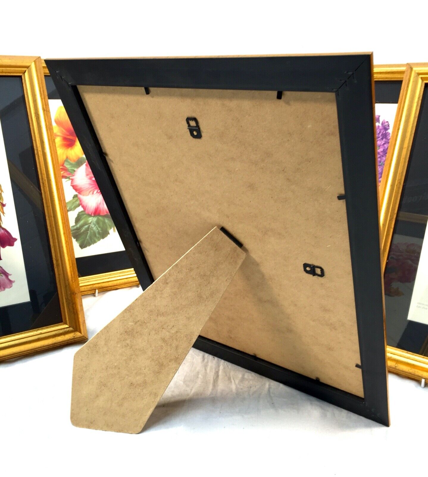 Vintage Framed Flower Picture Set of 6 The Amateur Gardening Magazine / Antique