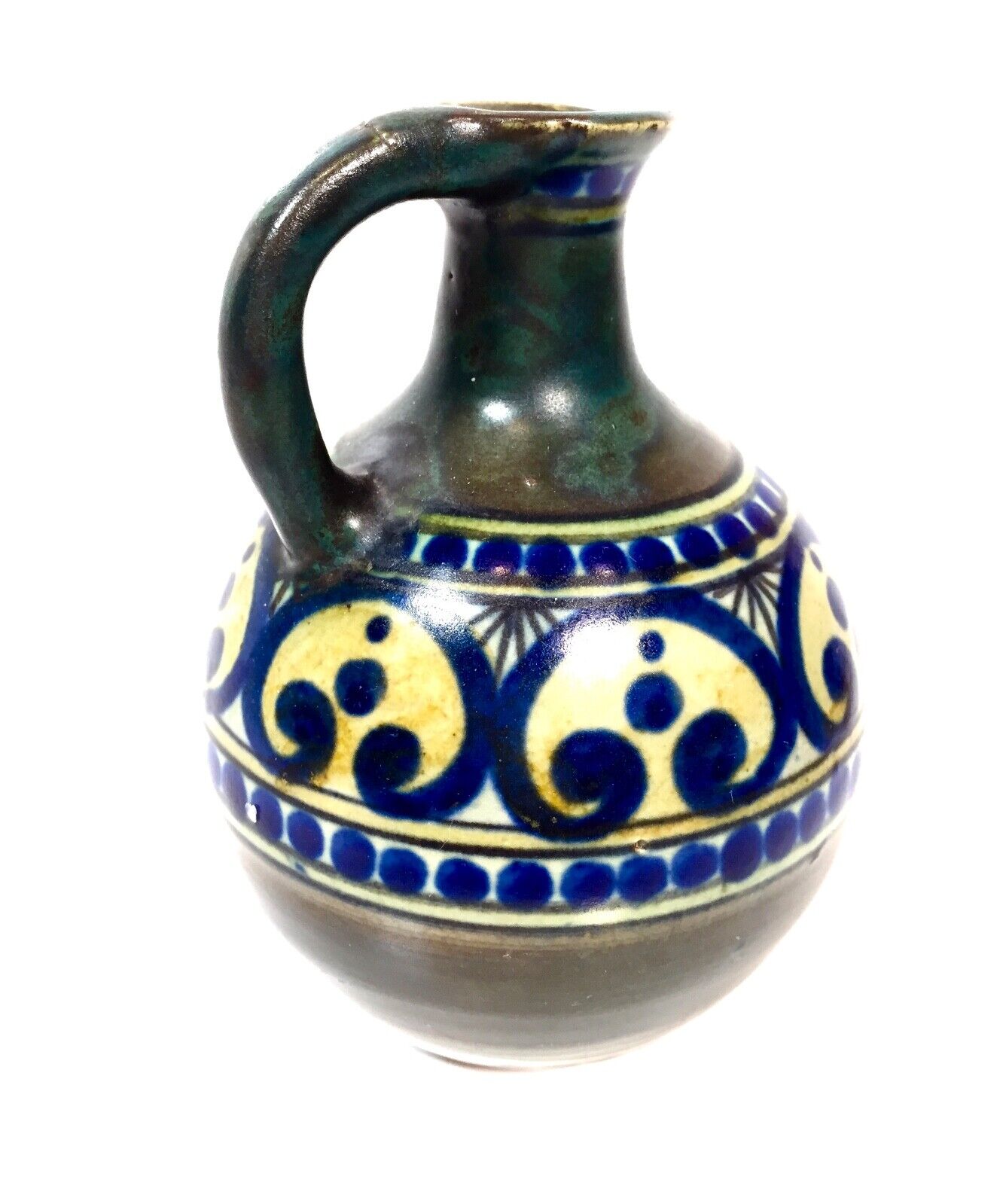 Antique Dutch Gouda Art Deco Pottery for Liberty & Co, London / Vase / Jug
