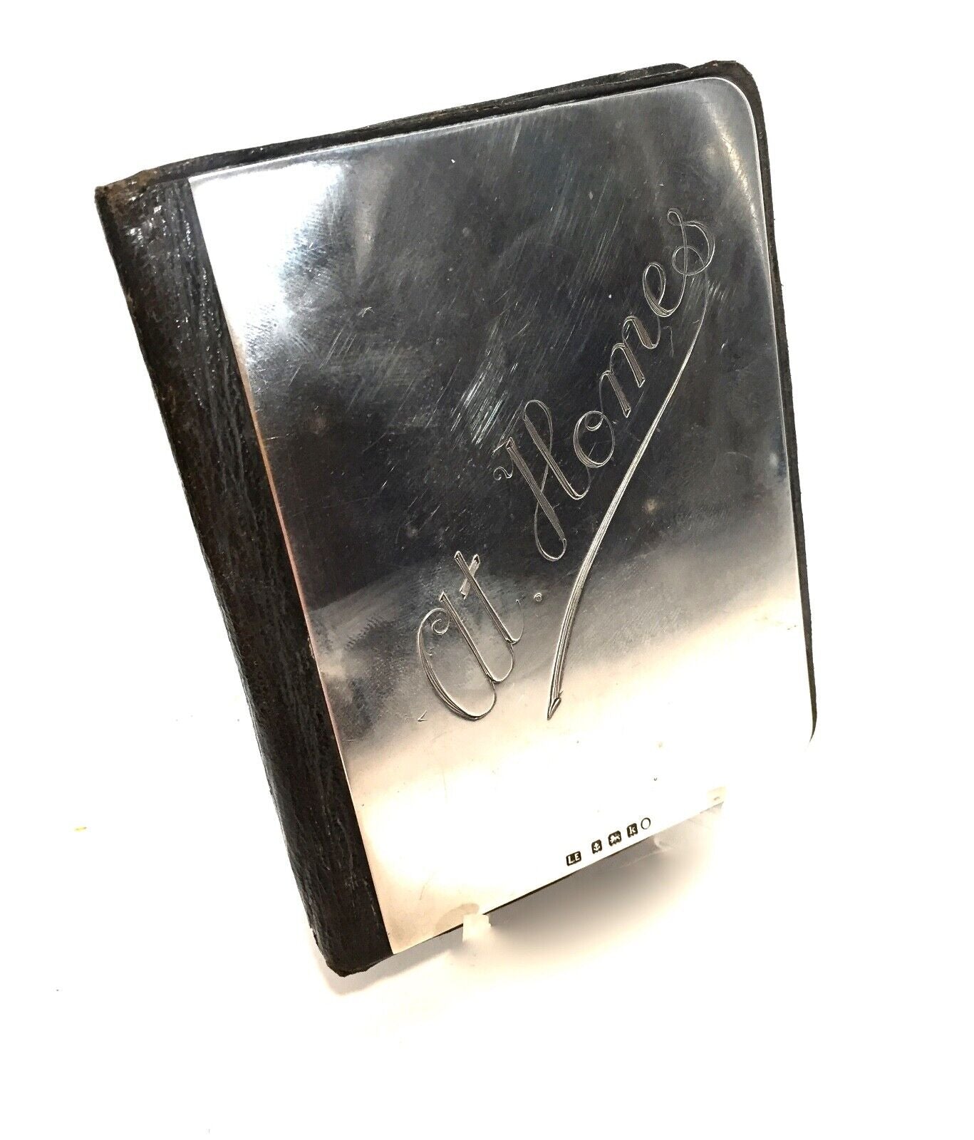 Antique Silver Fronted Unused Notebook by John Walker & Co London / Hallmarked