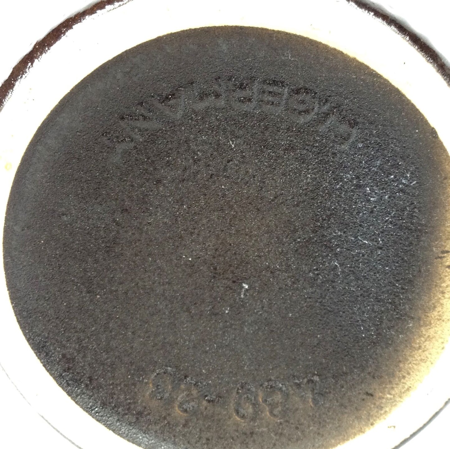 West German Pottery Jug Brown / Cream Classic Neutral Colours Vintage c.1970