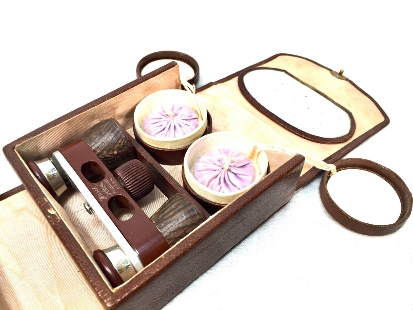 Antique German Busch Multinett D.R.G.M Ladies Opera Glasses Vanity Case Vintage
