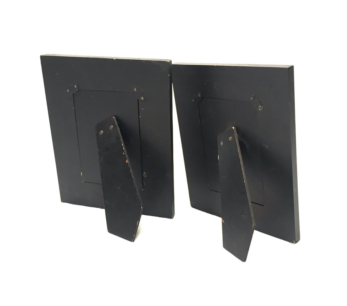 Vintage Pair of Matching Photo Frames with Hard Stone / Crystal Surrounds