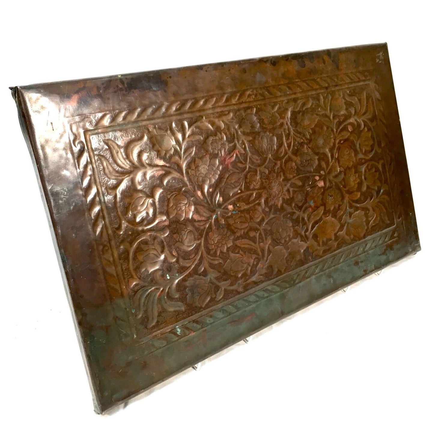 Antique Keswick School Arts & Crafts Copper Tray by Artist W H Mawson c.1899