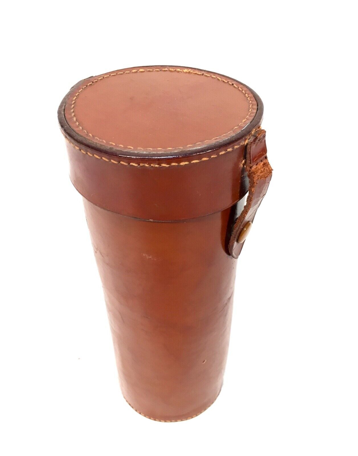 Antique Bakelite Bandalasta Ware Stirrup Cup Set in Original Leather Carry Case