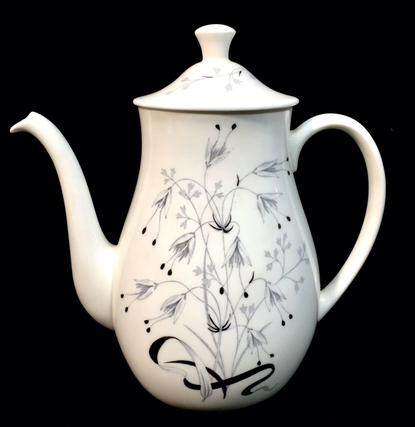 Antique Wedgwood Coffee Set - Wild Oats W4166 - For 6 People / Vintage China