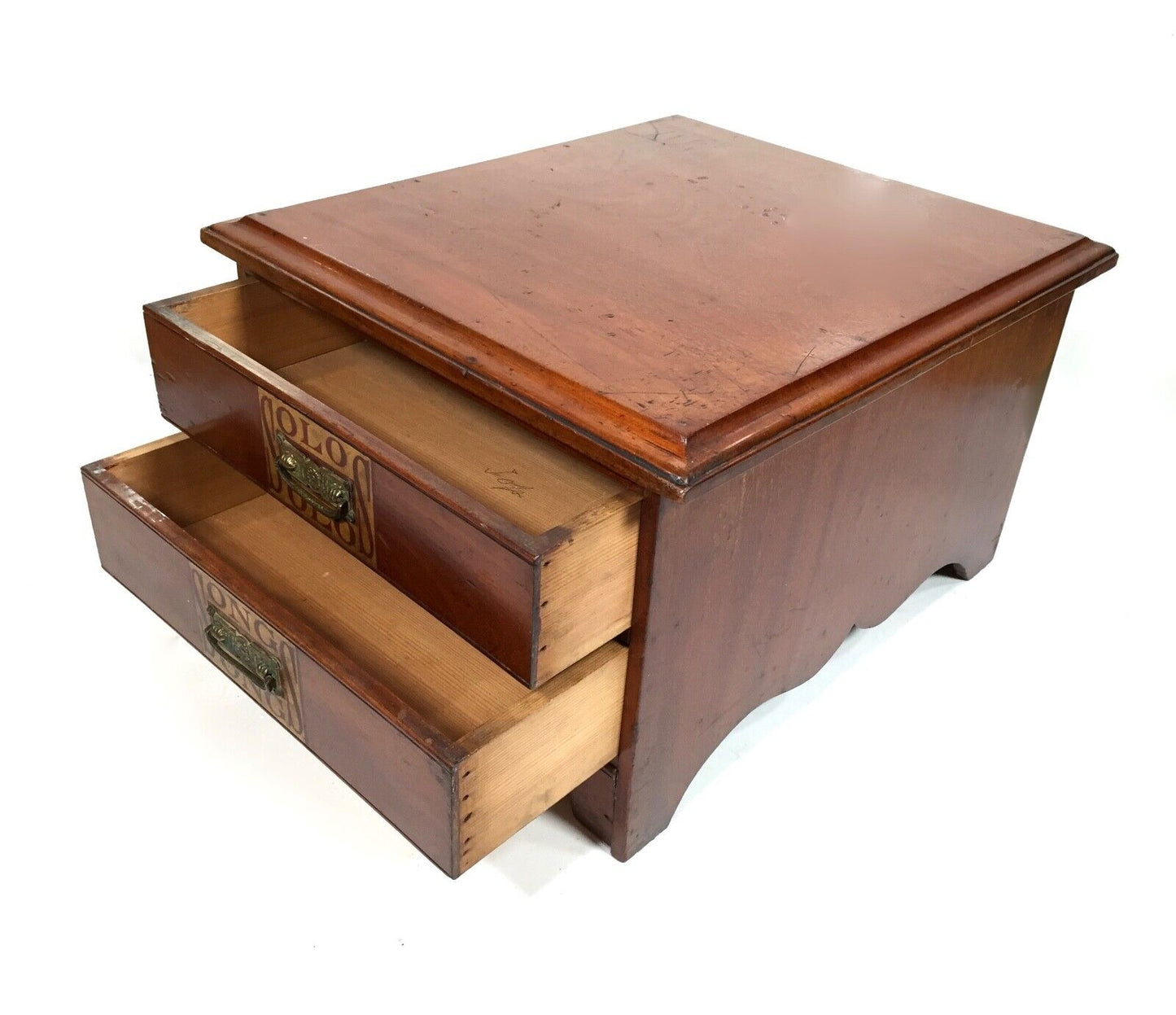 Antique Wooden Music Sheet / Book / Drawers Collectors Cabinet / Storage Unit