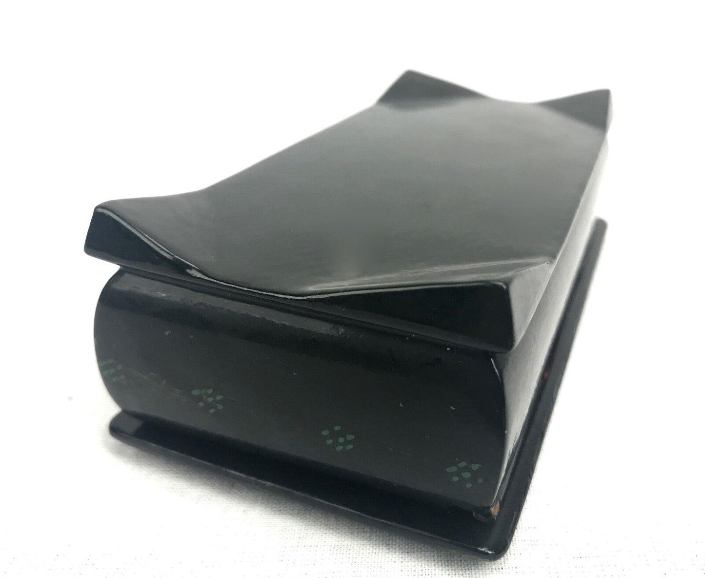 Russian Lacquered / Lacquer Box / Trinket / Horse And Cart / Vintage