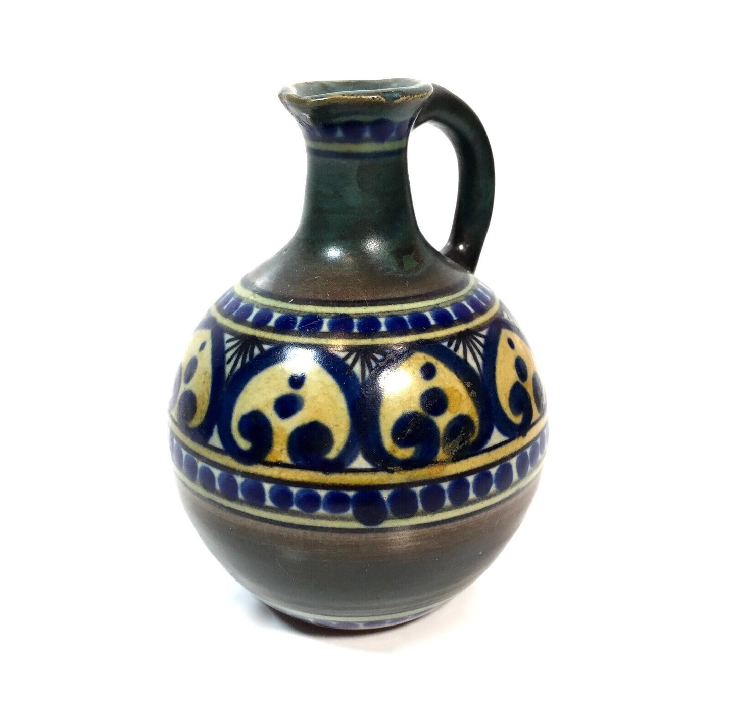 Antique Dutch Gouda Art Deco Pottery for Liberty & Co, London / Vase / Jug