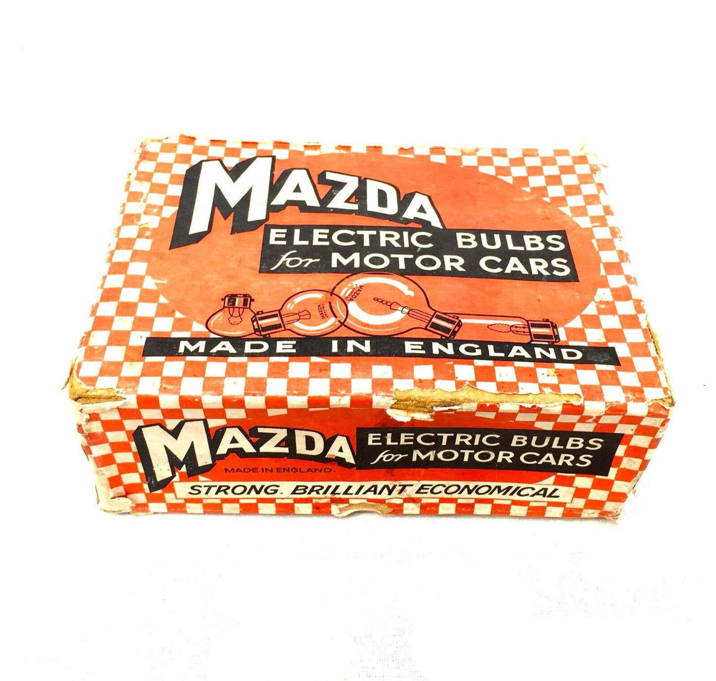 Antique Advertising - Mazda Electric Bulbs for Motor Cars / Vehicles Set in Box