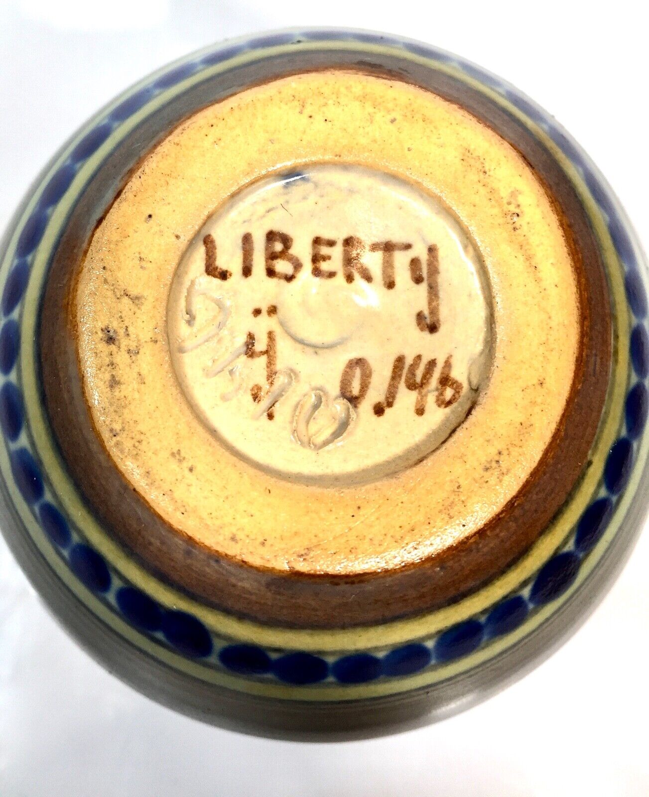 Antique Dutch Gouda Art Deco Pottery for Liberty & Co, London / Vase / Jug