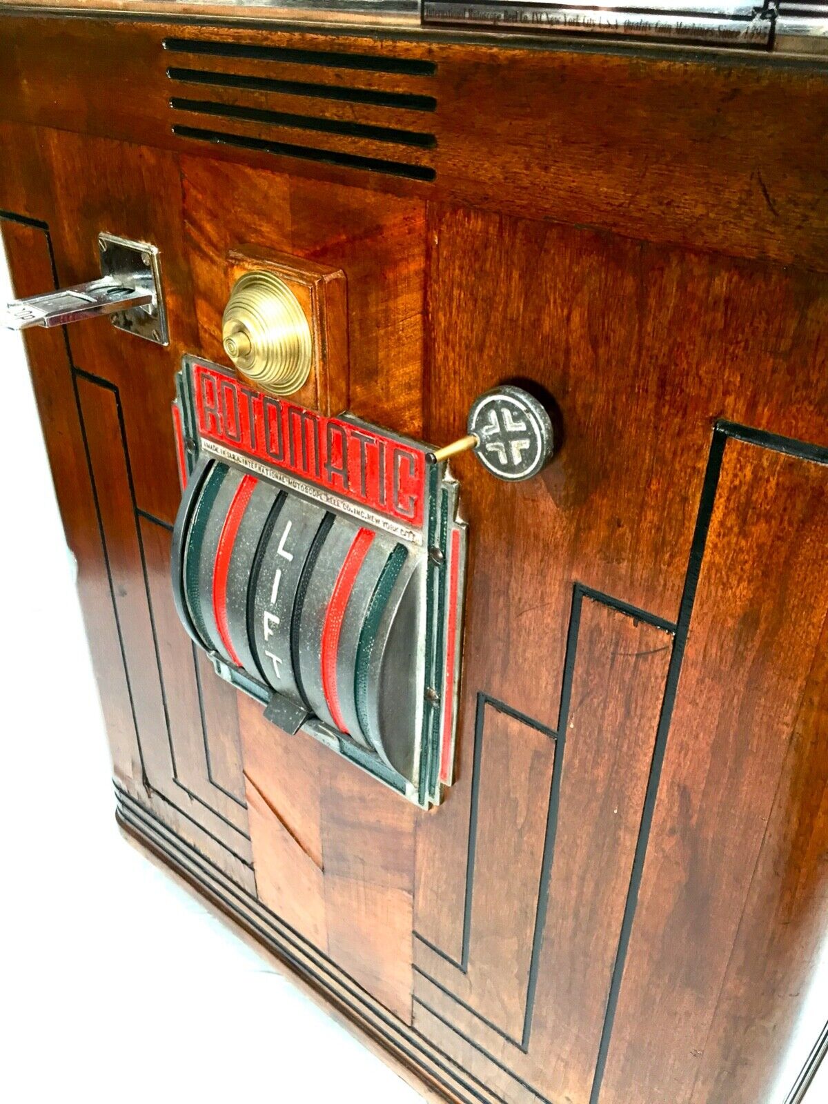 Antique 1930s Rotomatic Coin Operated Arcade Machine By Mutoscope Reel Working
