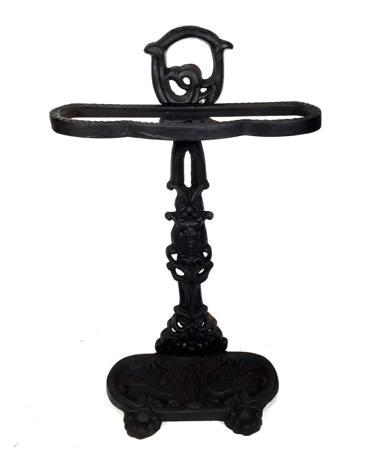 Antique Wrought Iron Stick Stand / Umbrella Holder