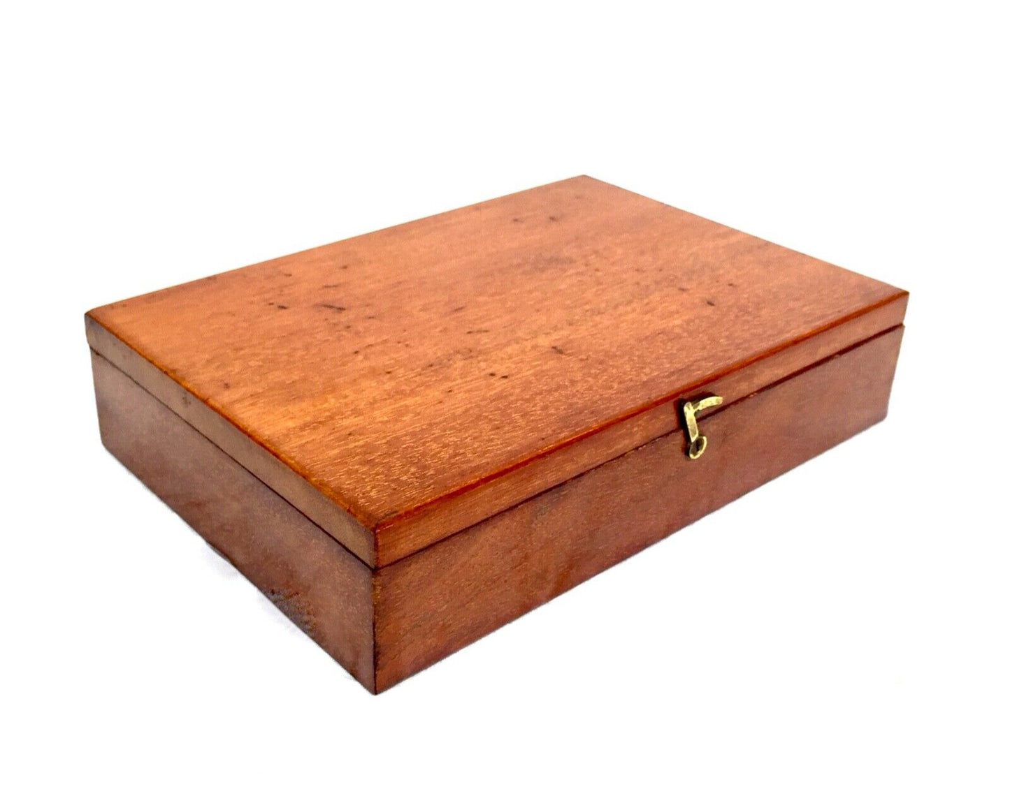 Antique Victorian Mahogany Artists Box by Reeves & Son with Block Paints c.1890