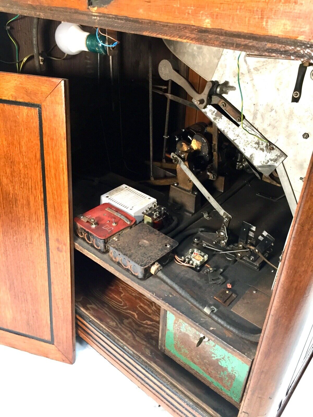 Antique 1930s Rotomatic Coin Operated Arcade Machine By Mutoscope Reel Working