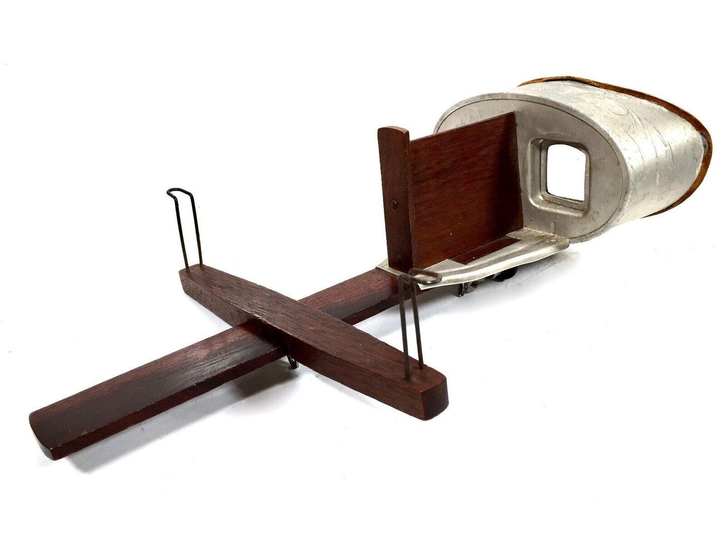 Antique Wooden Underwood & Underwood Stereo Viewer / Stereoscope + Slide Job Lot